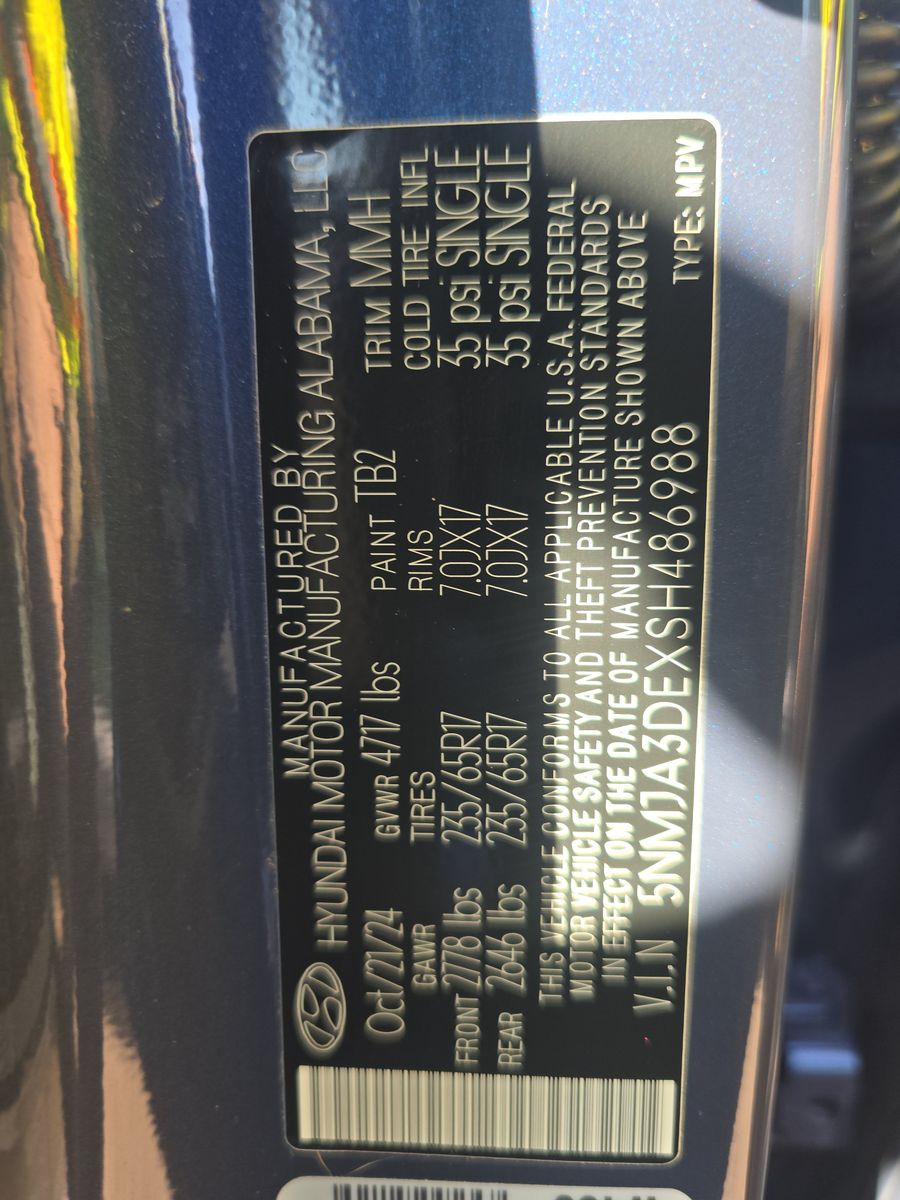 2025 Hyundai Tucson SE FWD