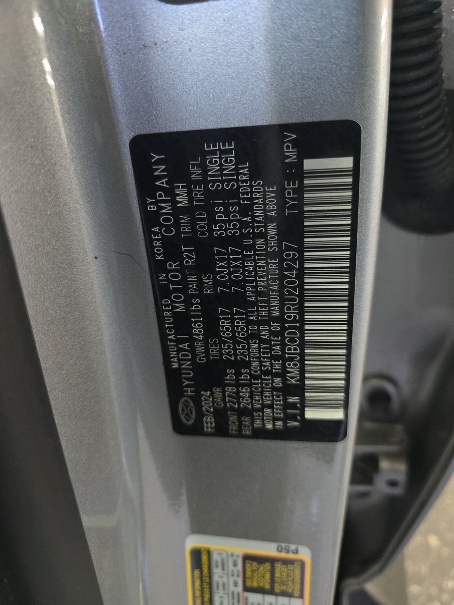 2024 Hyundai Tucson Hybrid Blue AWD