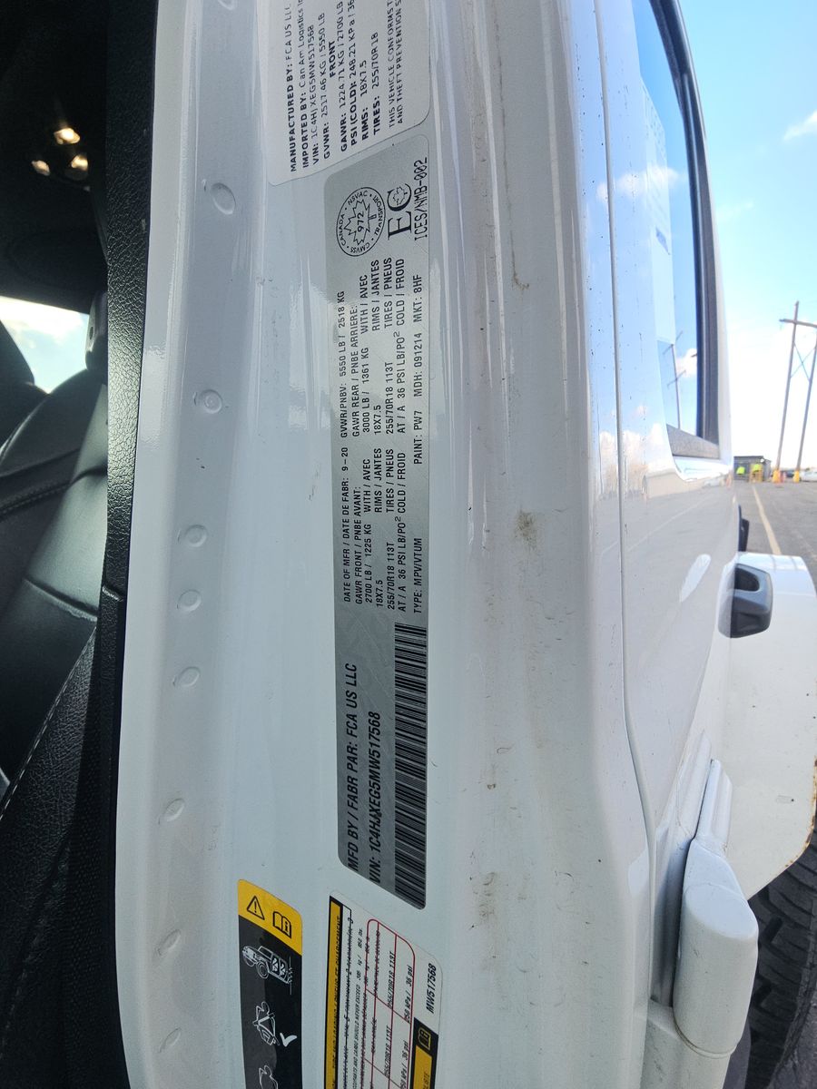 2021 Jeep Wrangler Unlimited Sahara AWD