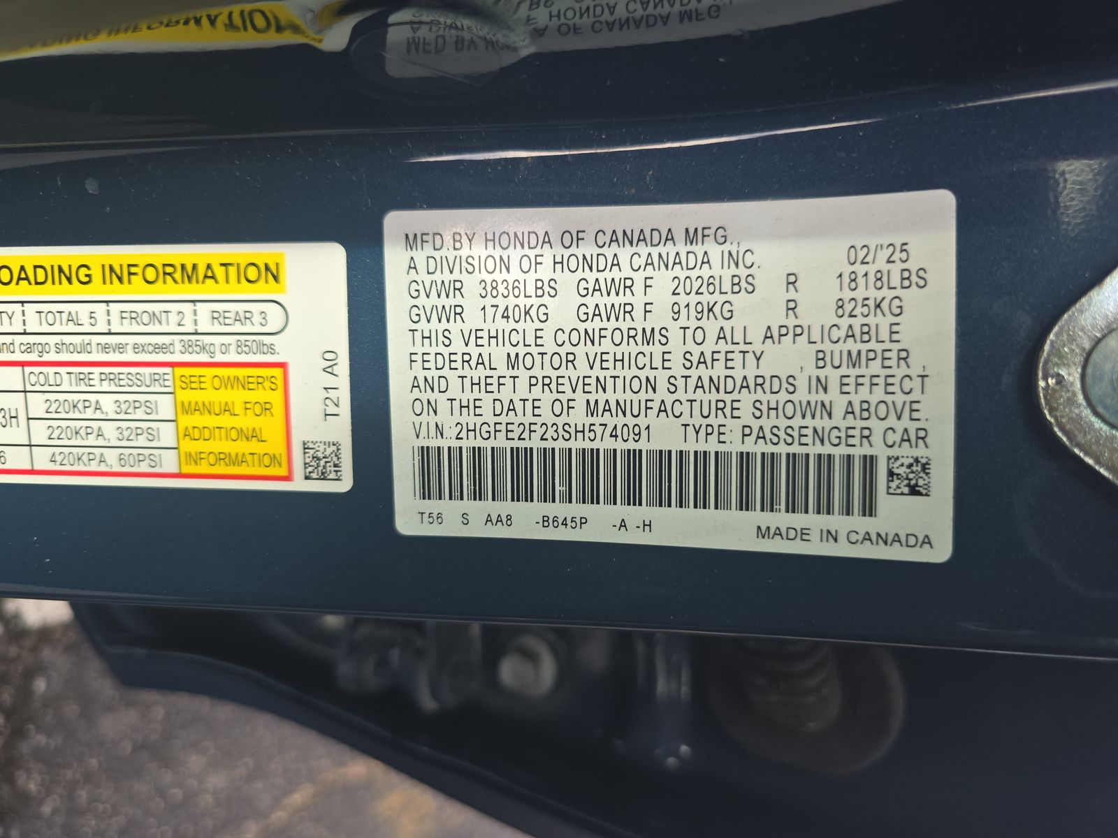 2025 Honda Civic  LX FWD