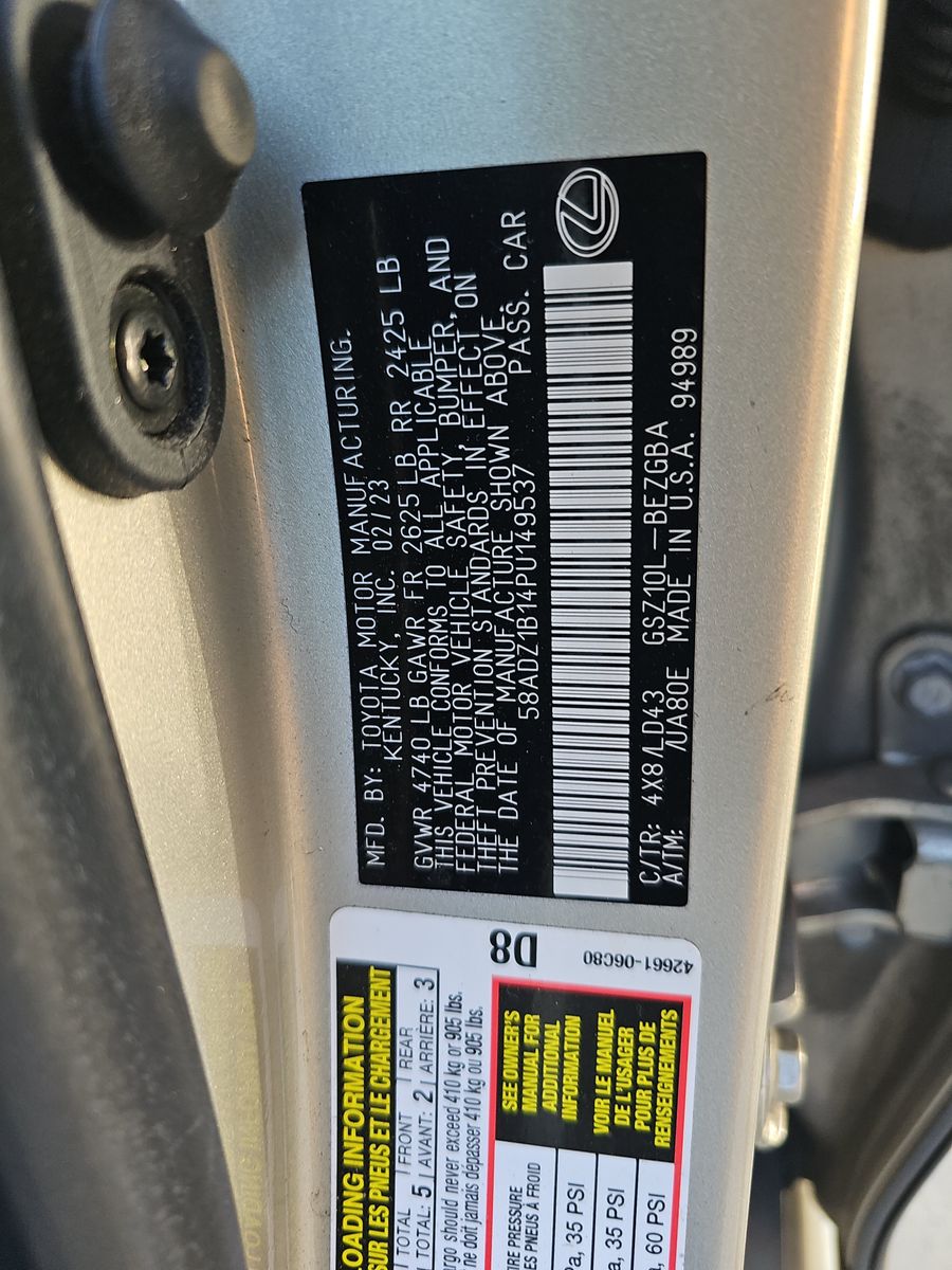 2023 Lexus ES ES 350 FWD