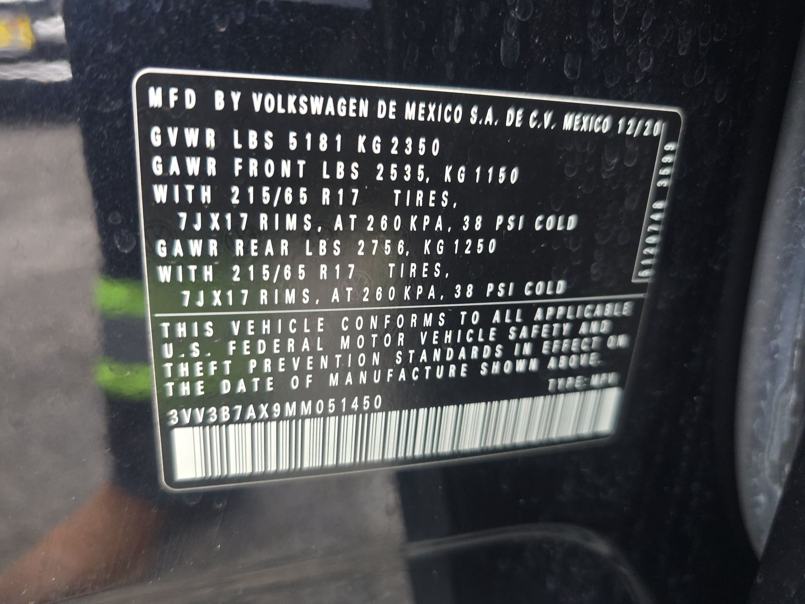 2021 Volkswagen Tiguan 2.0T SE FWD