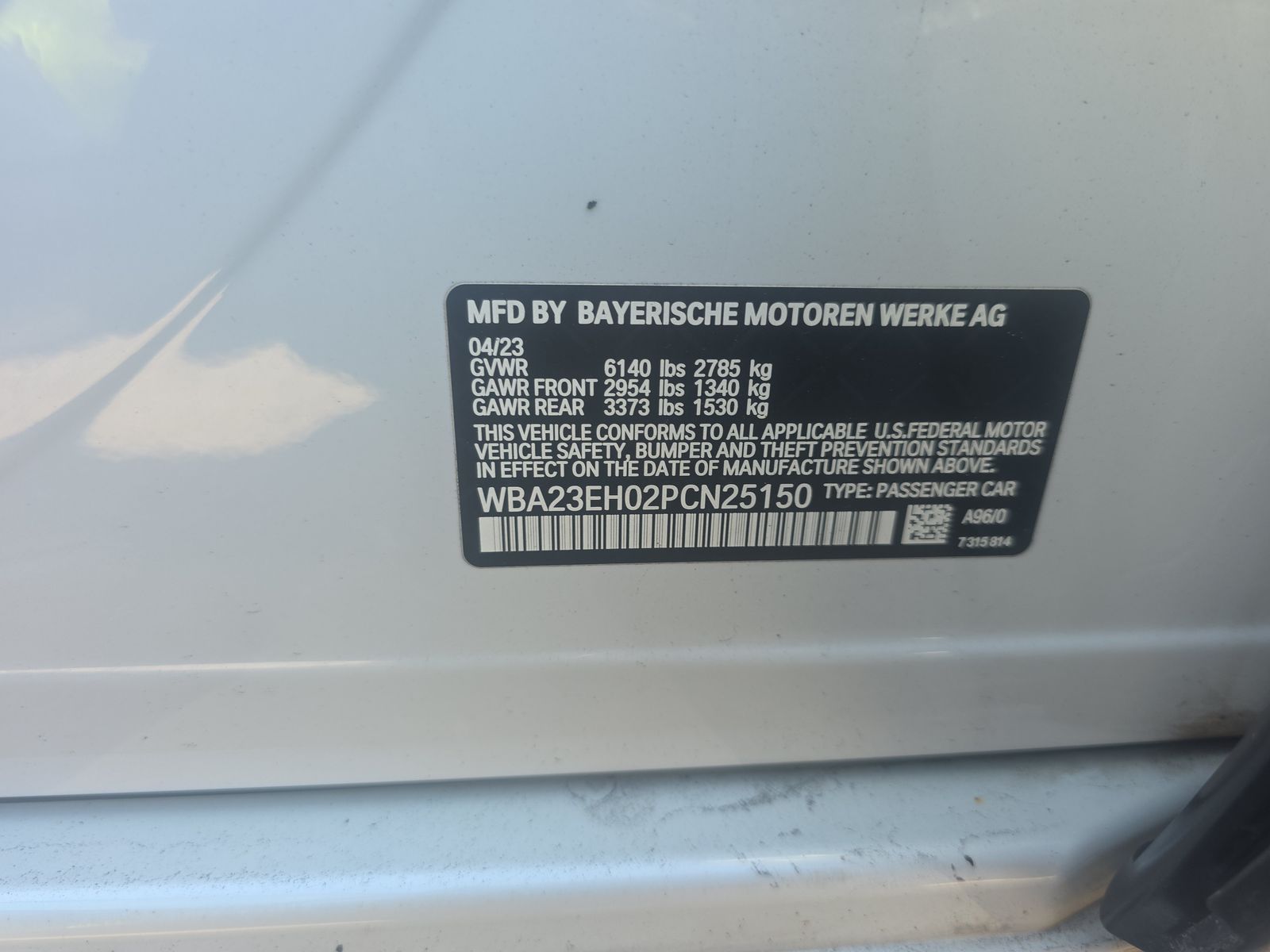 2023 BMW 7 Series 740i RWD