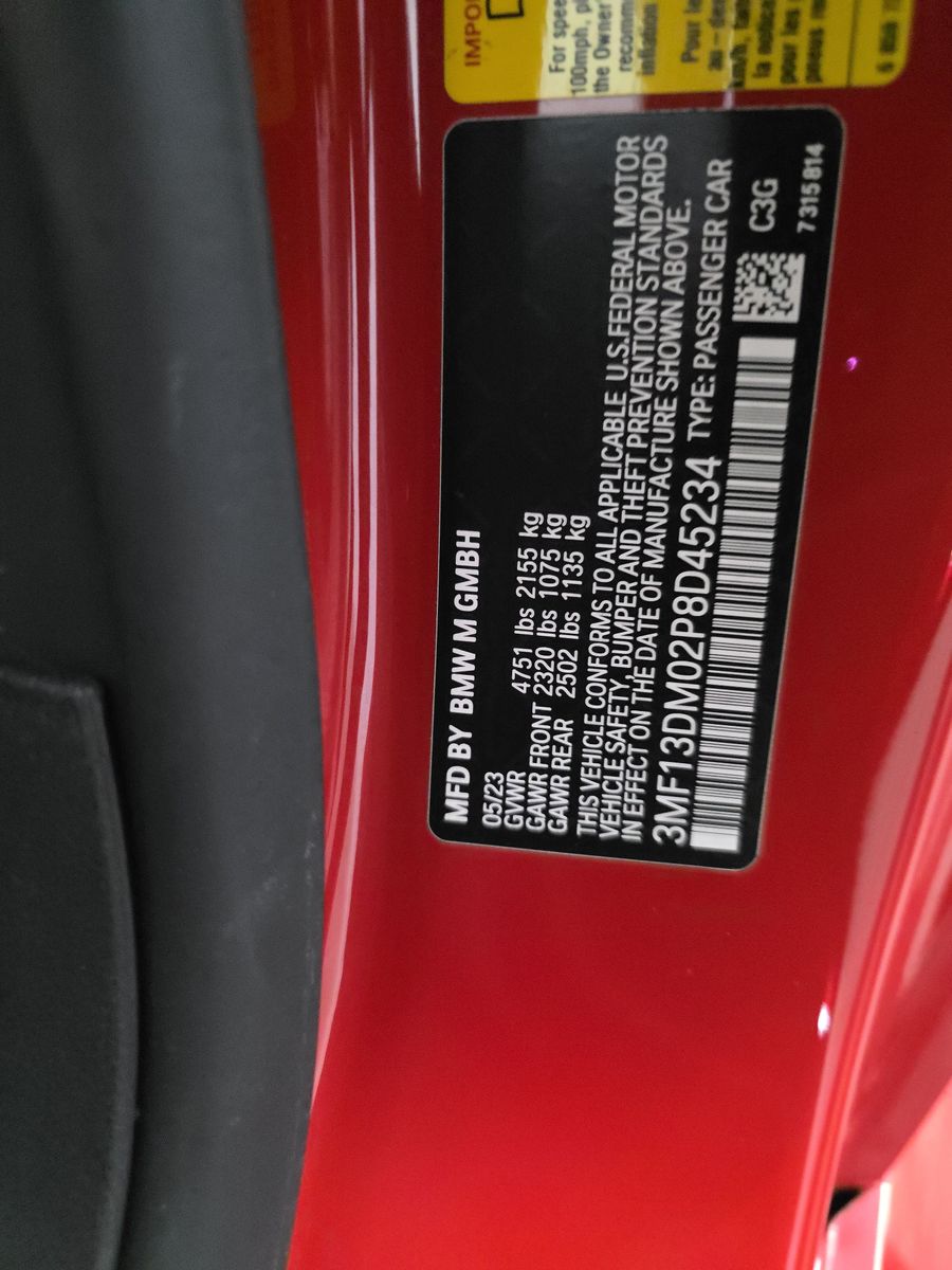 2023 BMW M2 Base RWD