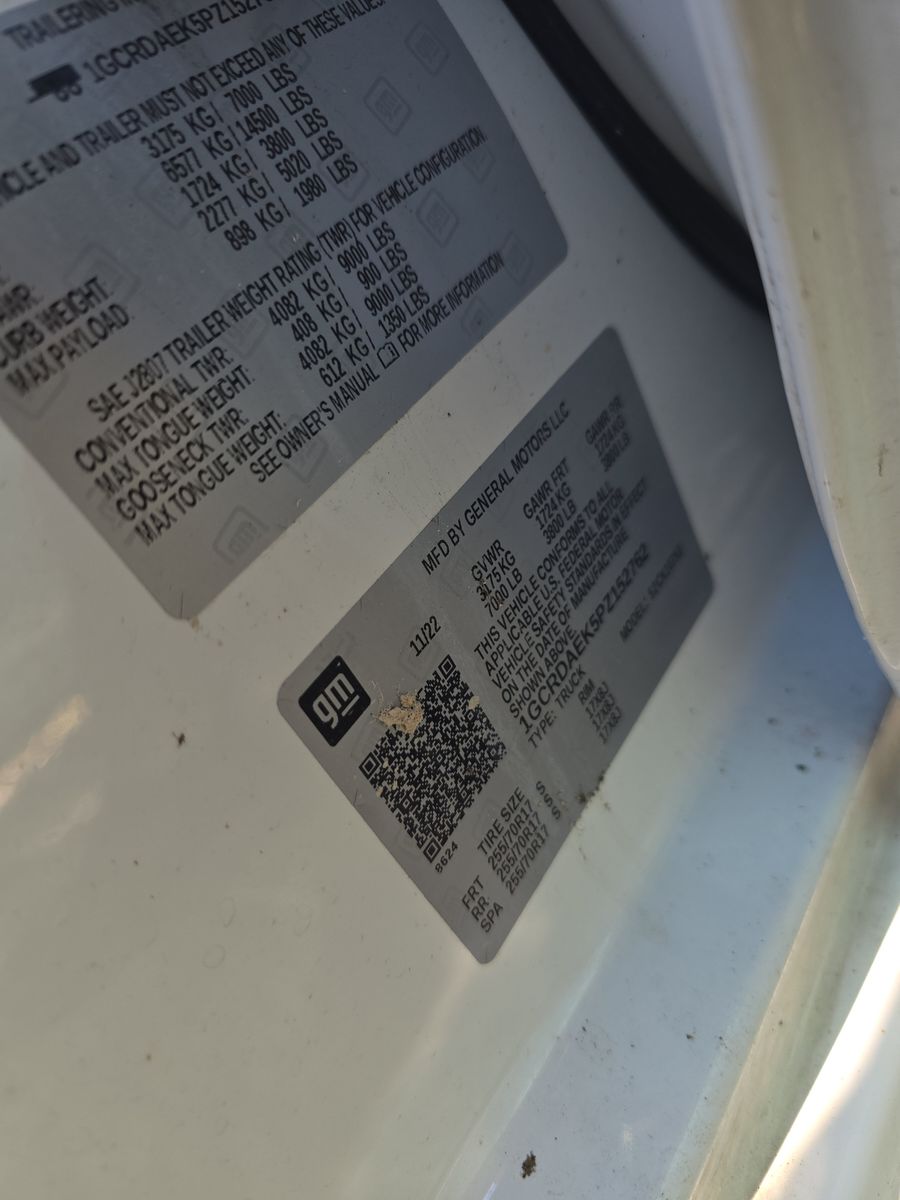 2023 Chevrolet Silverado 1500 Work Truck AWD