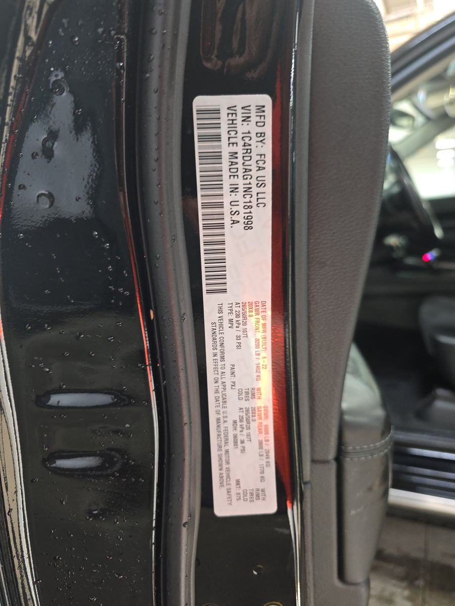 2022 Dodge Durango SXT AWD