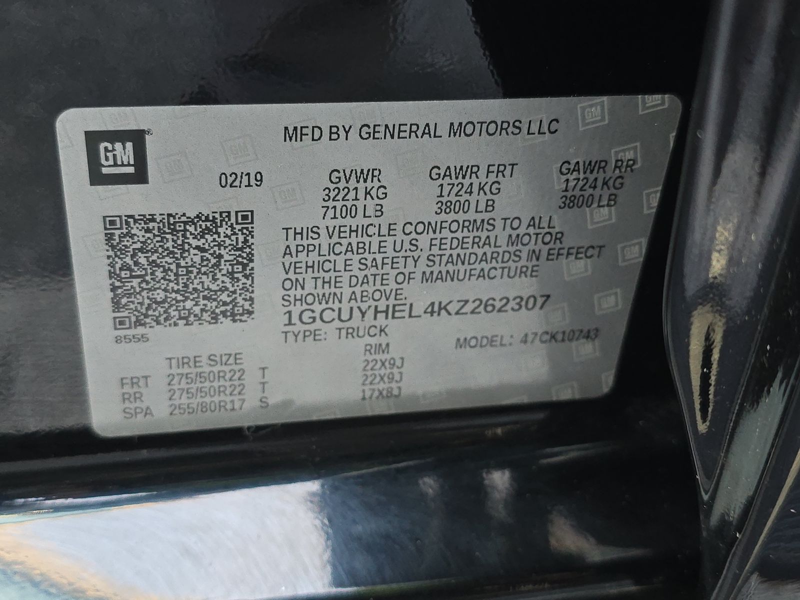 2019 Chevrolet Silverado 1500 High Country AWD