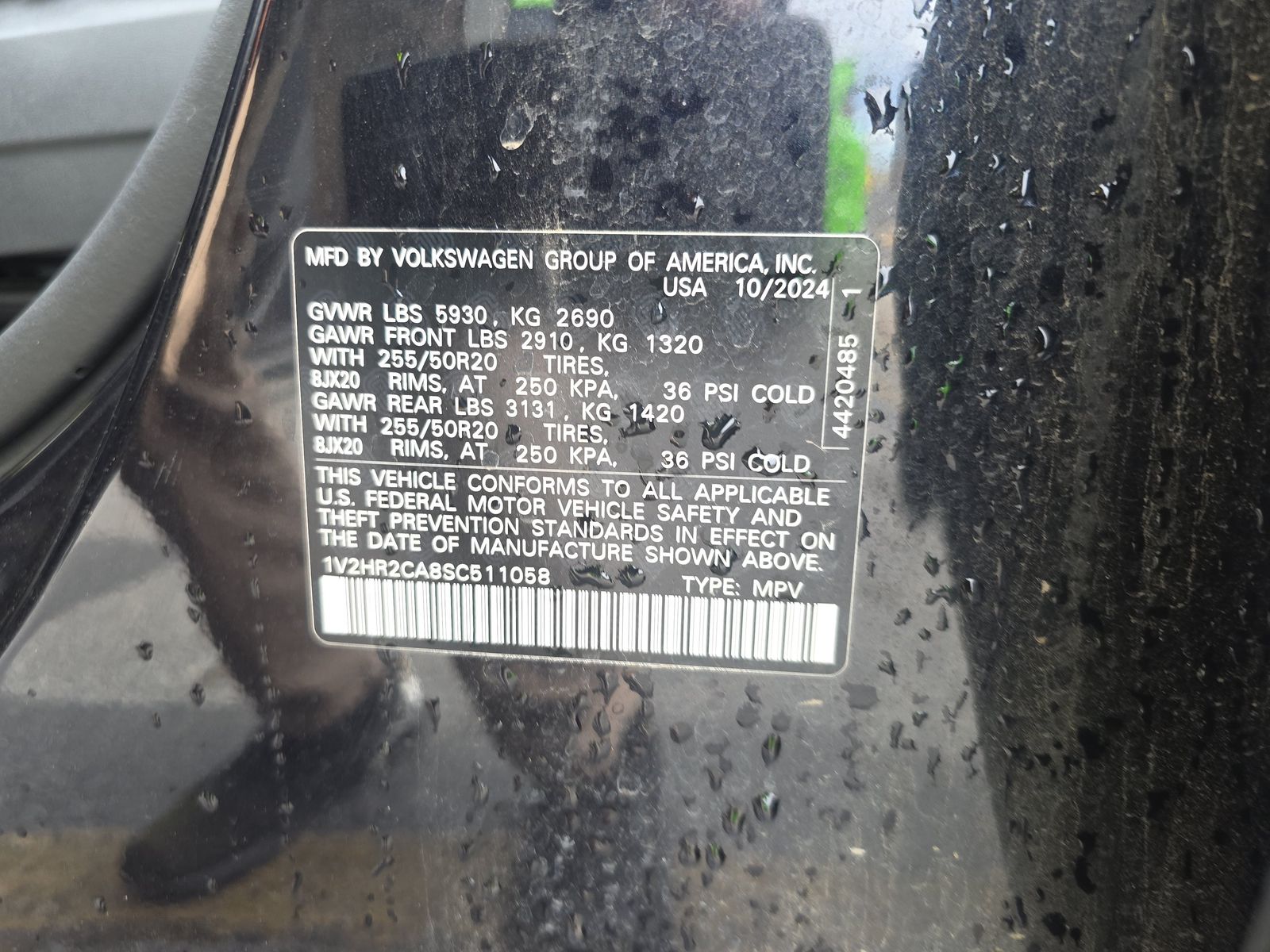 2025 Volkswagen Atlas 2.0T SE AWD