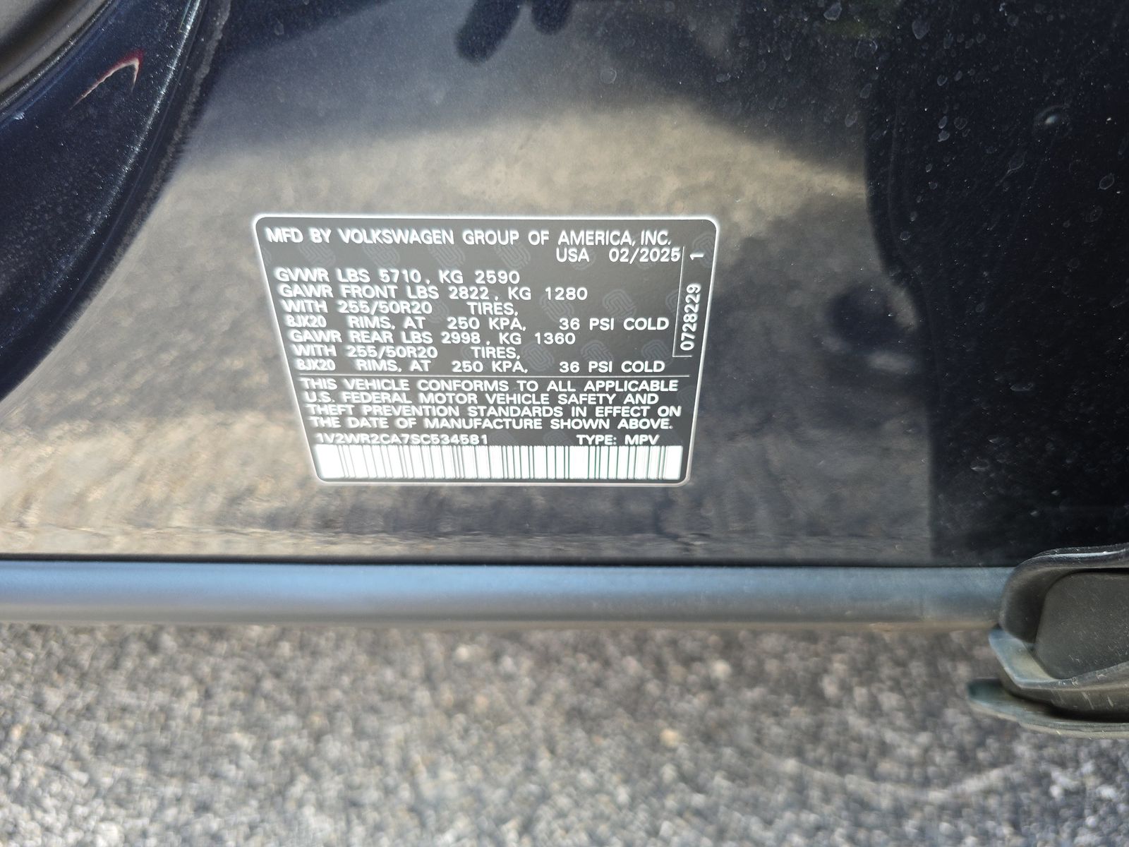 2025 Volkswagen Atlas 2.0T SE FWD