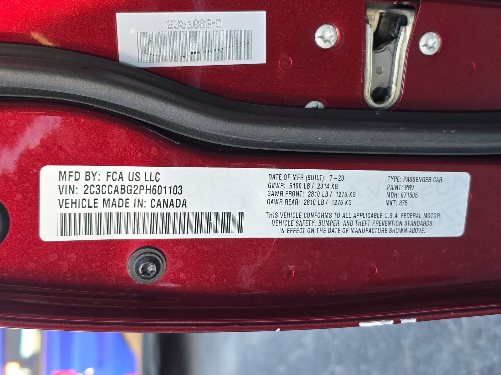 2023 Chrysler 300 300S RWD