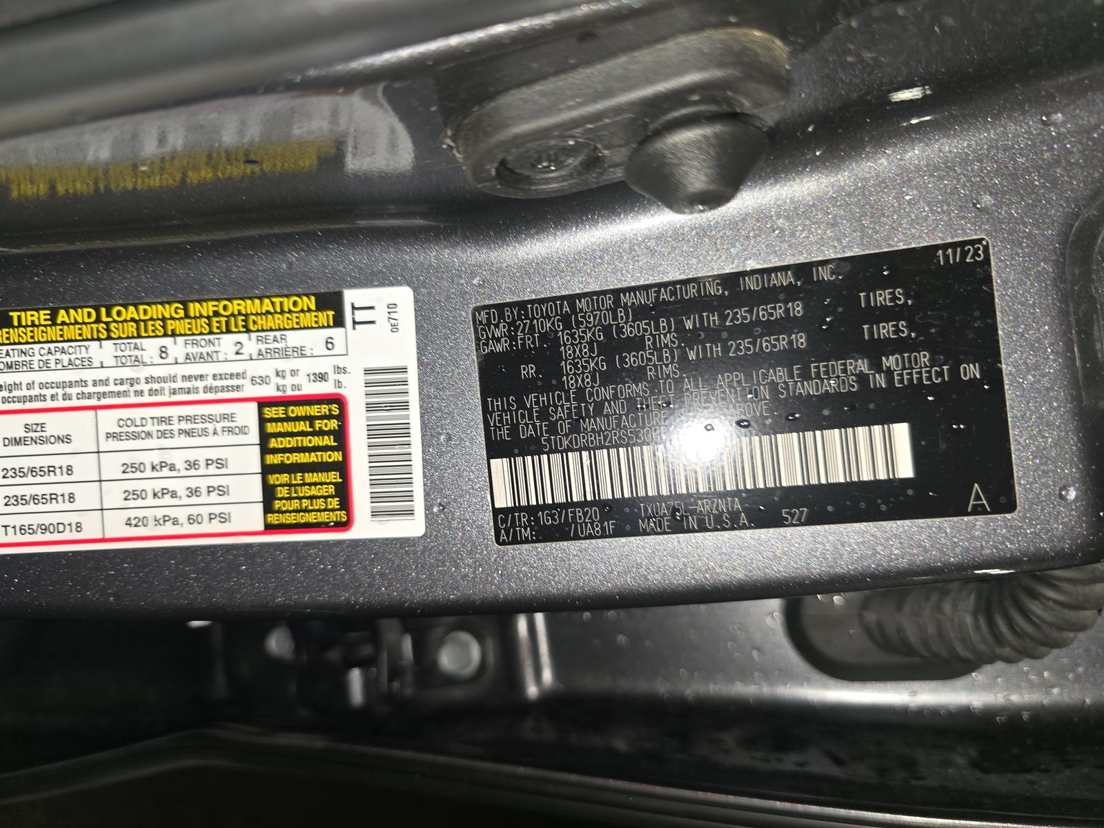 2024 Toyota Highlander LE AWD