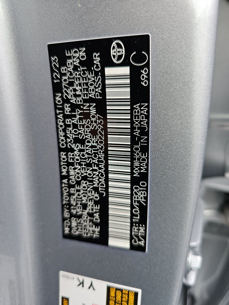 2024 Toyota Prius LE FWD