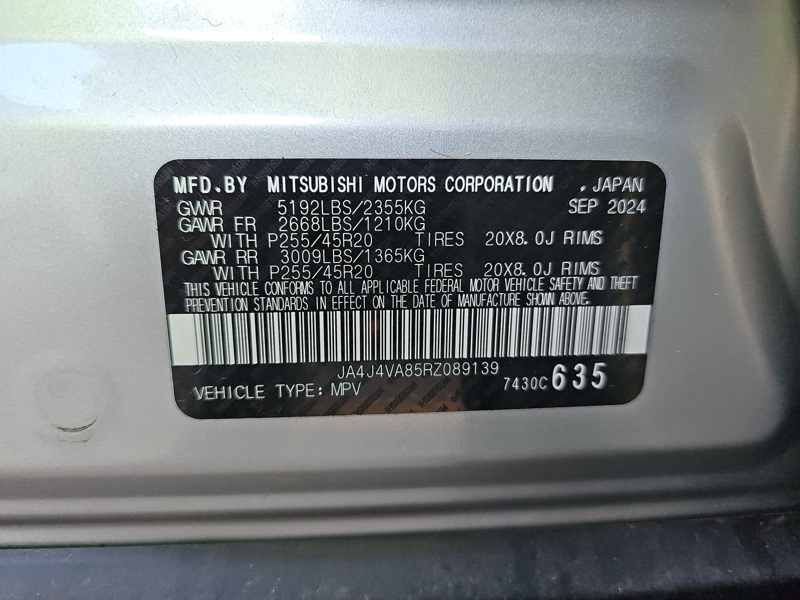 2024 Mitsubishi Outlander SE AWD