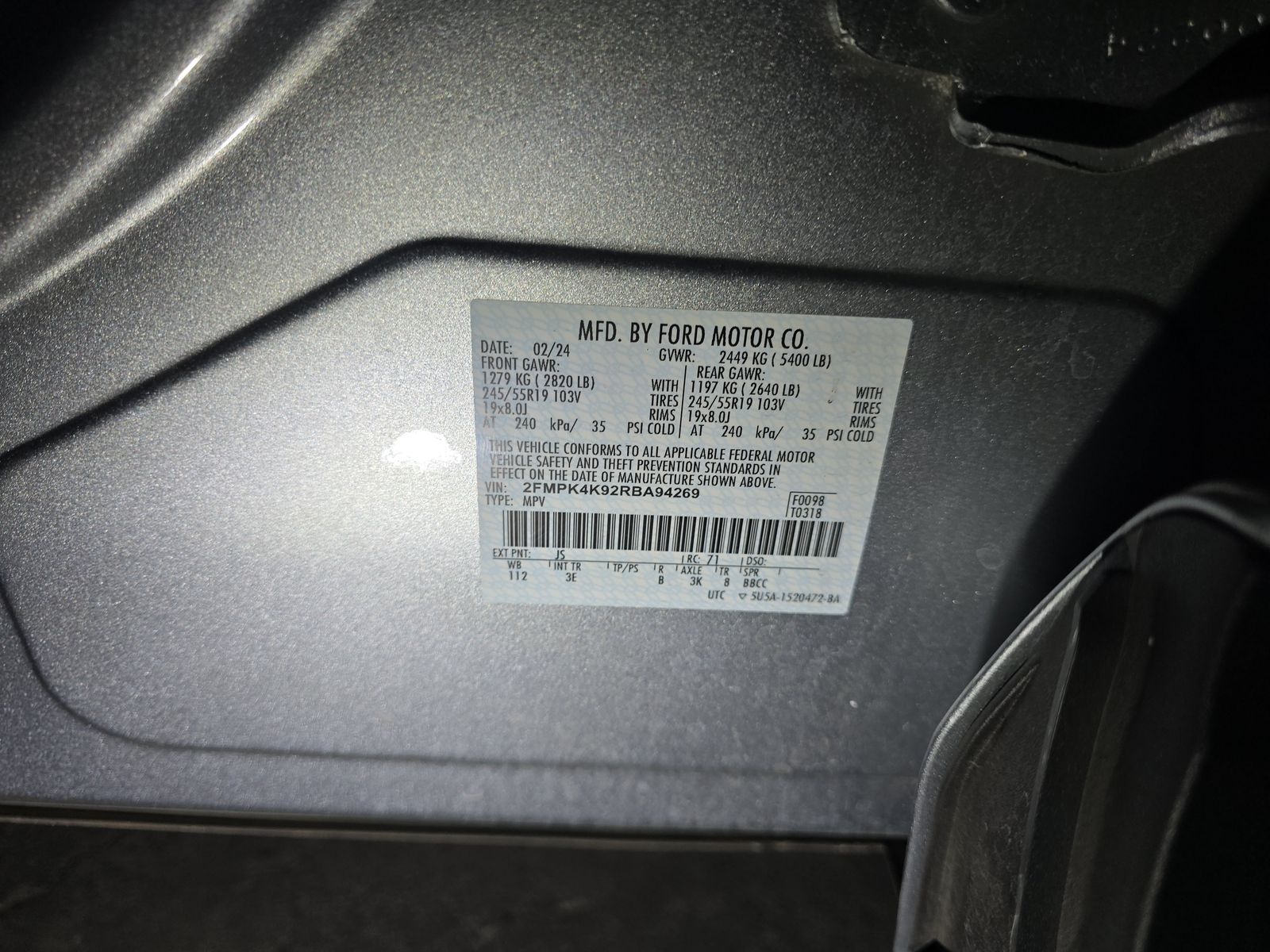 2024 Ford Edge Titanium AWD