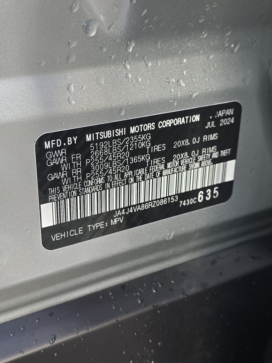 2024 Mitsubishi Outlander SE Black Edition AWD