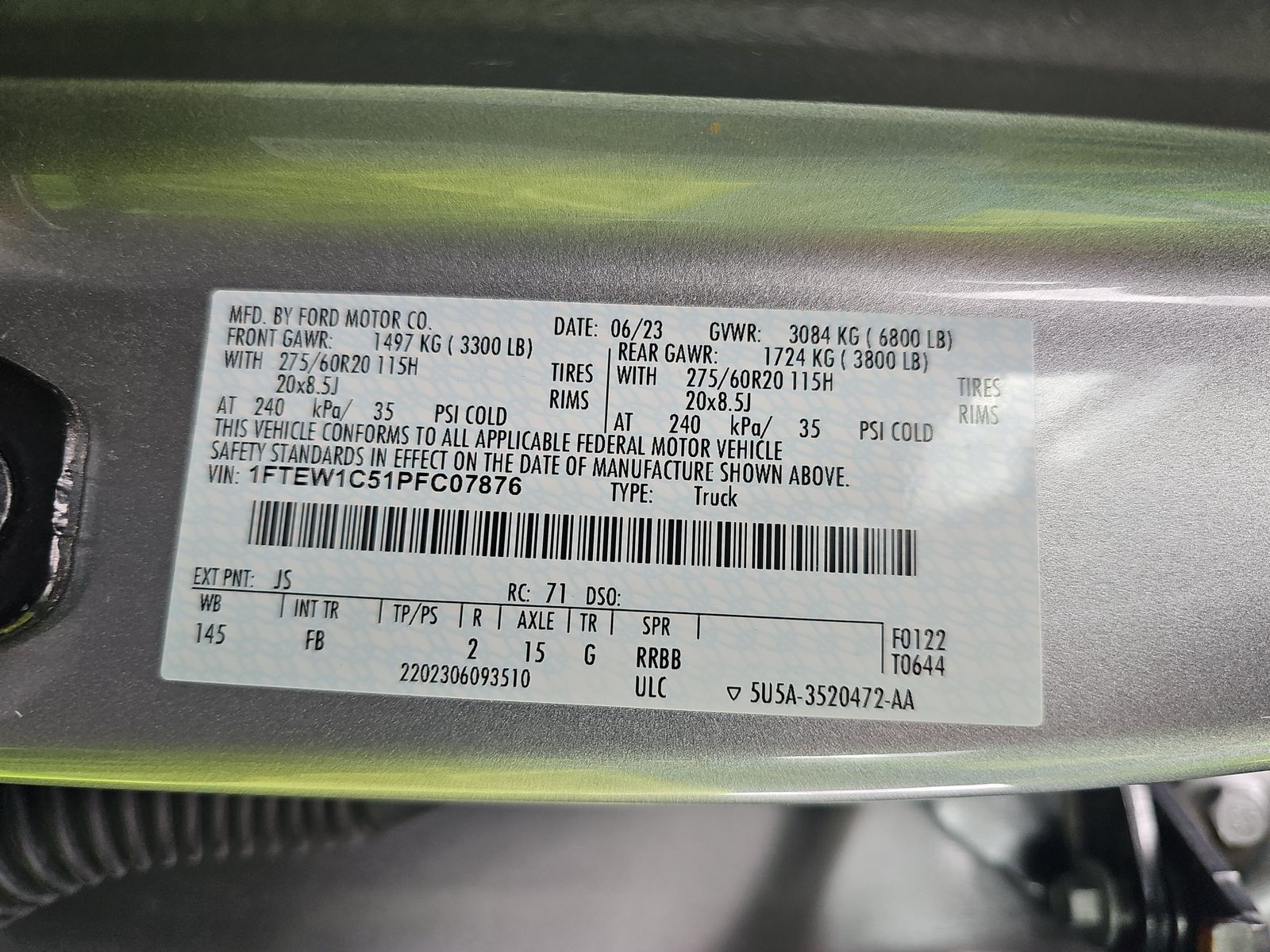 2023 Ford F-150 XLT RWD