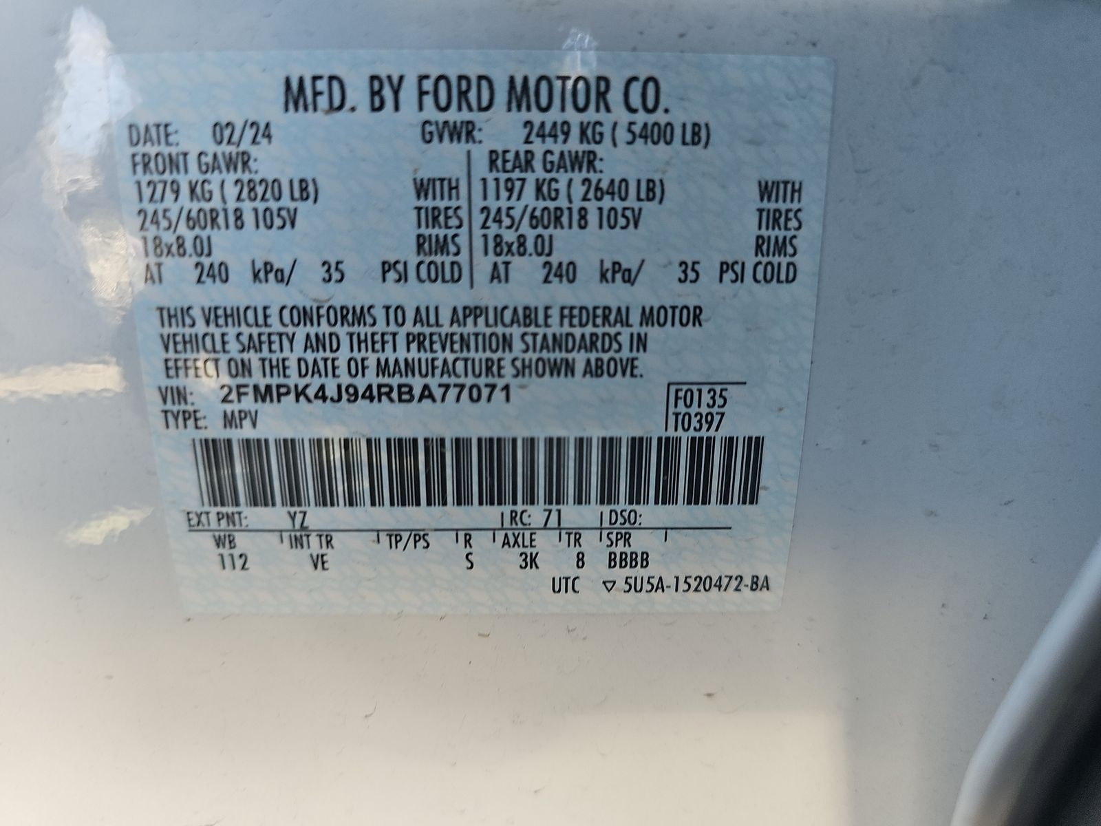 2024 Ford Edge SEL AWD