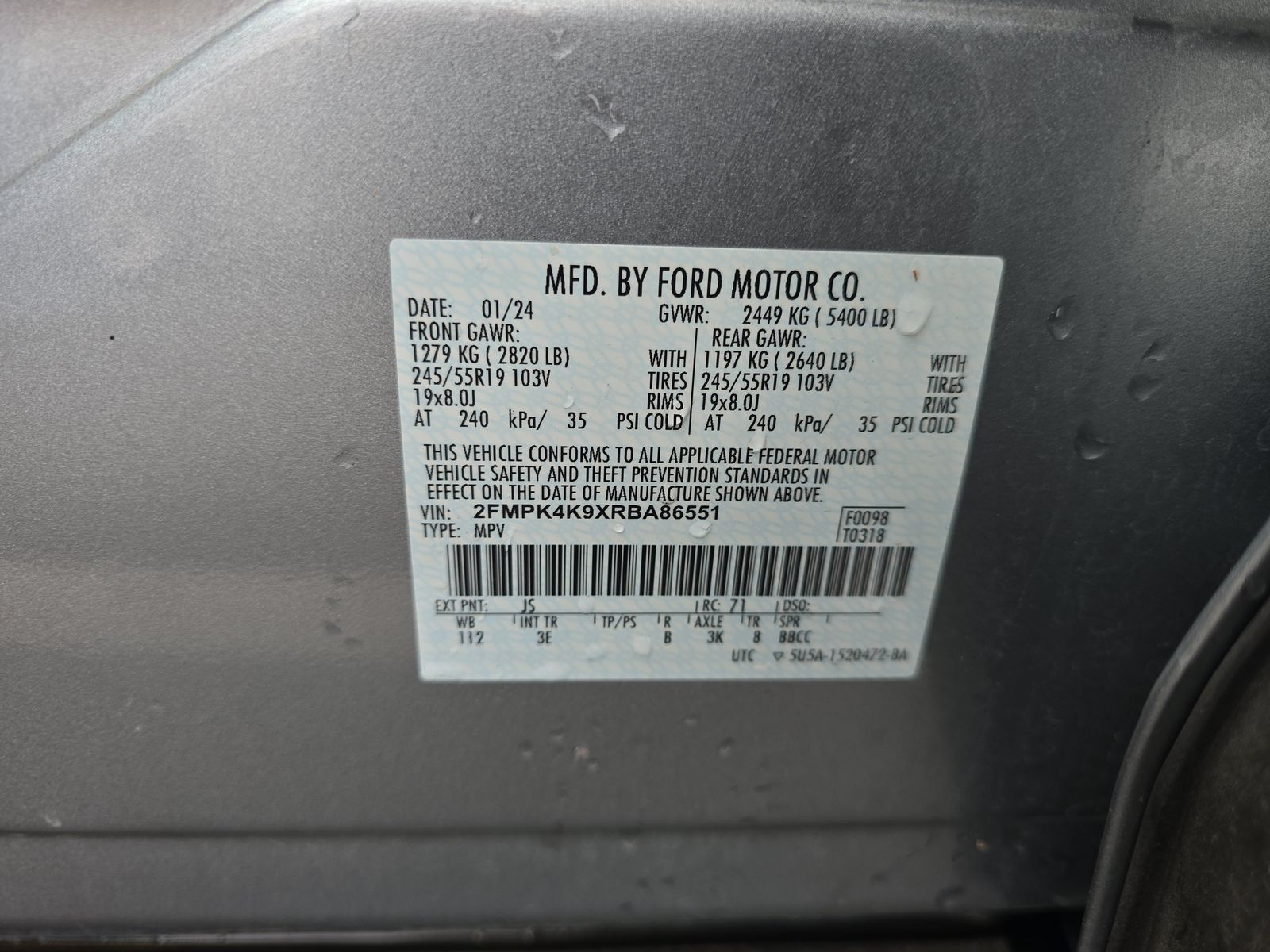 2024 Ford Edge Titanium AWD