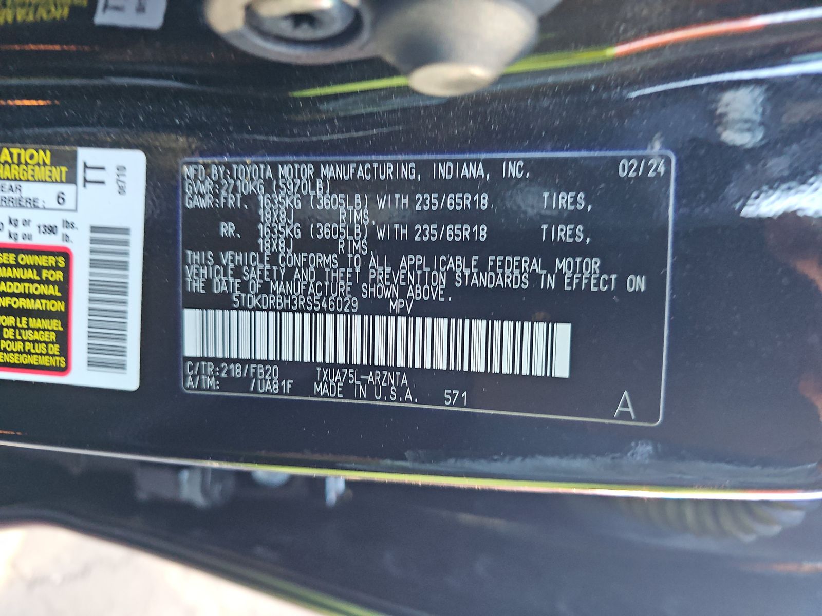 2024 Toyota Highlander LE AWD