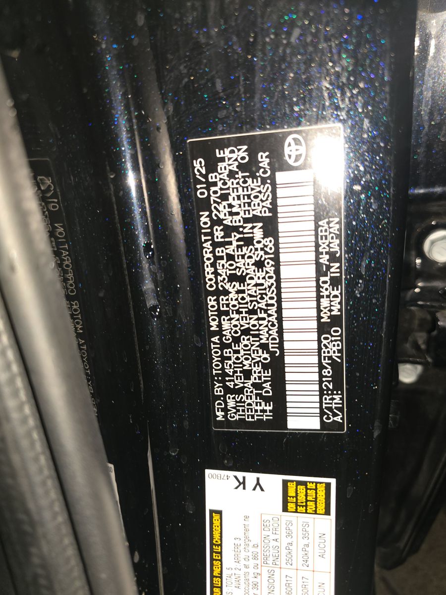 2025 Toyota Prius LE FWD