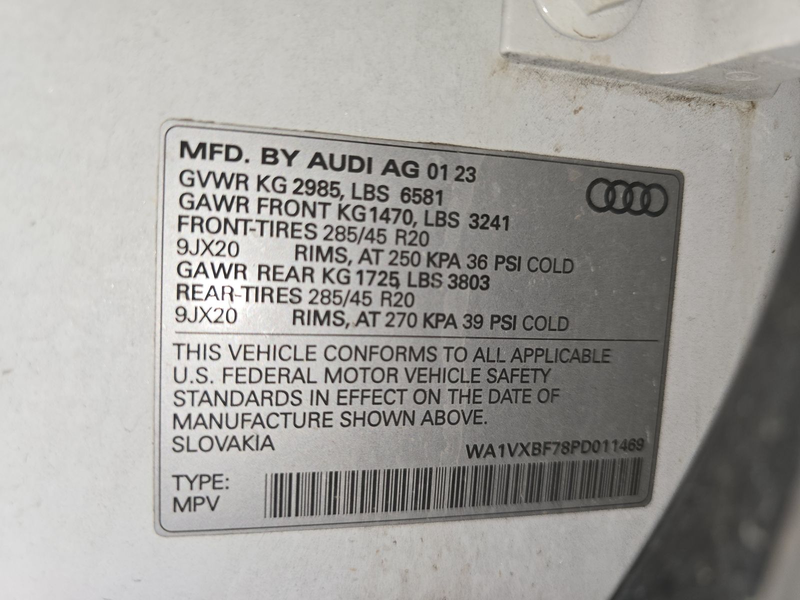 2023 Audi Q7 Prestige AWD