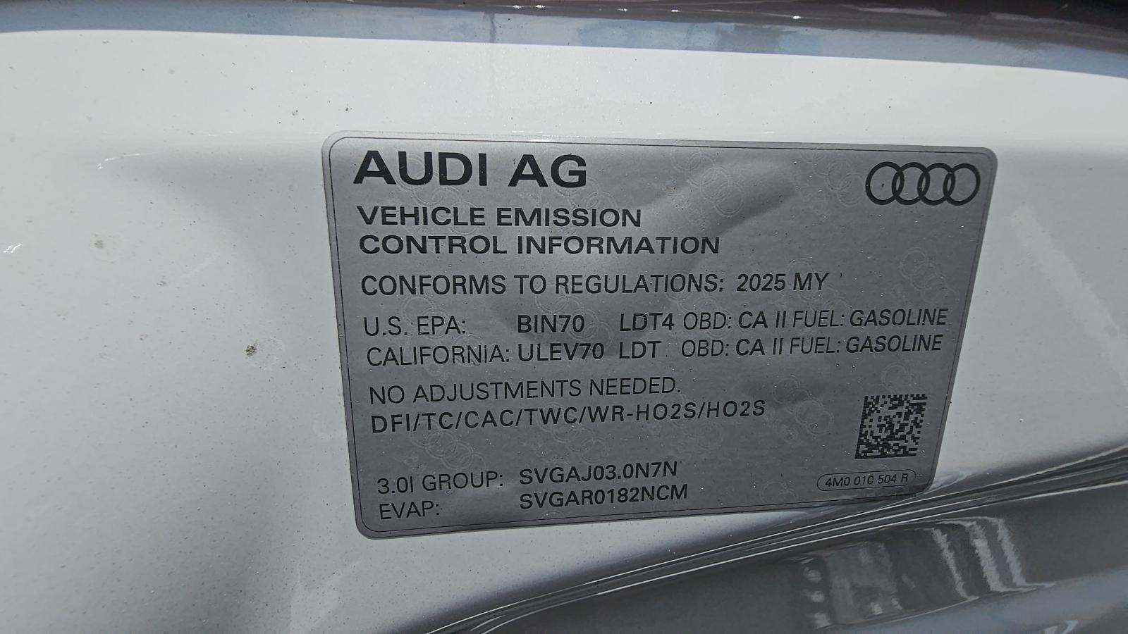 2025 Audi Q7 Premium Plus AWD