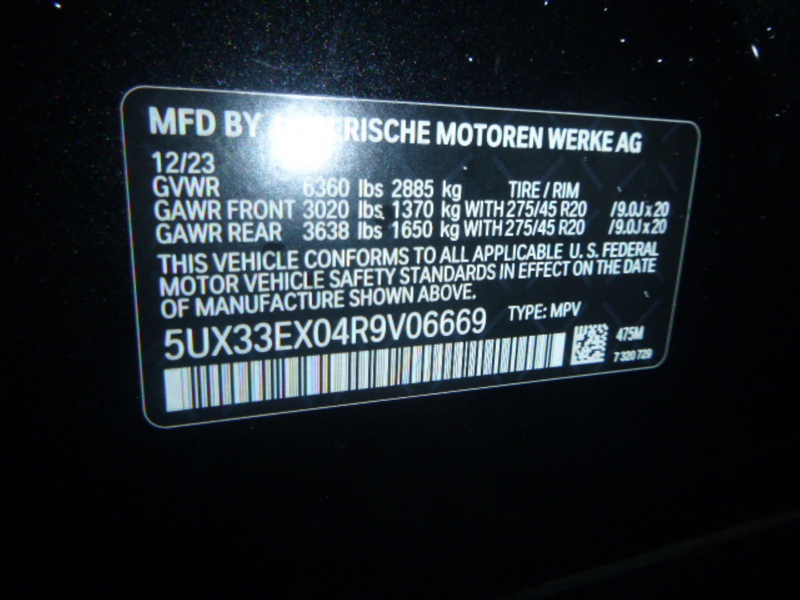 2024 BMW X6 xDrive40i AWD