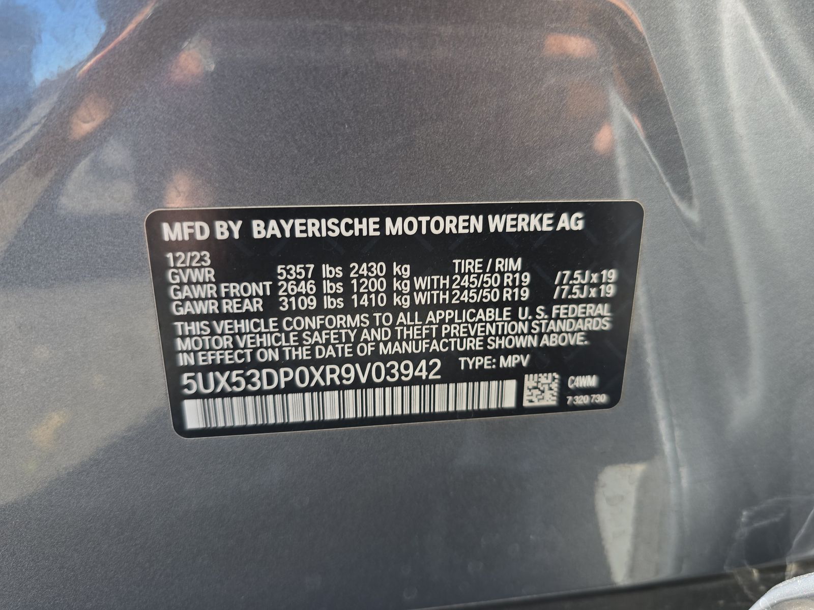 2024 BMW X3 xDrive30i AWD