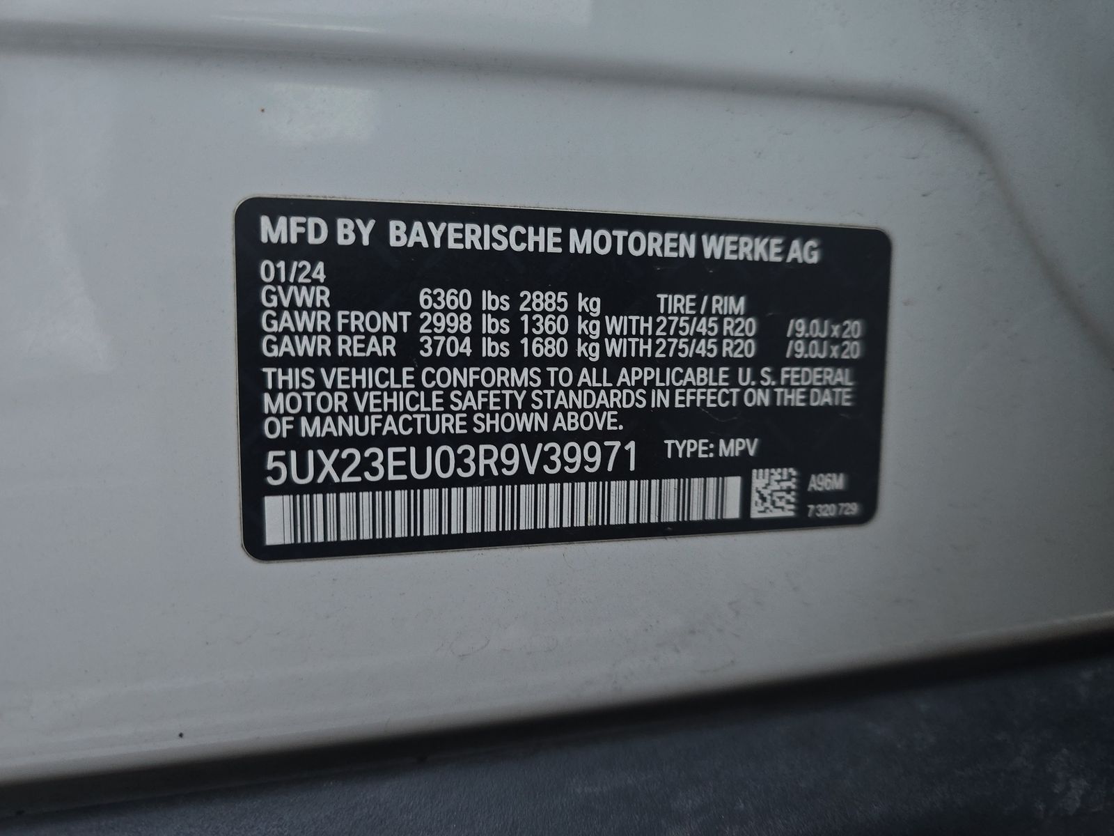 2024 BMW X5 xDrive40i AWD