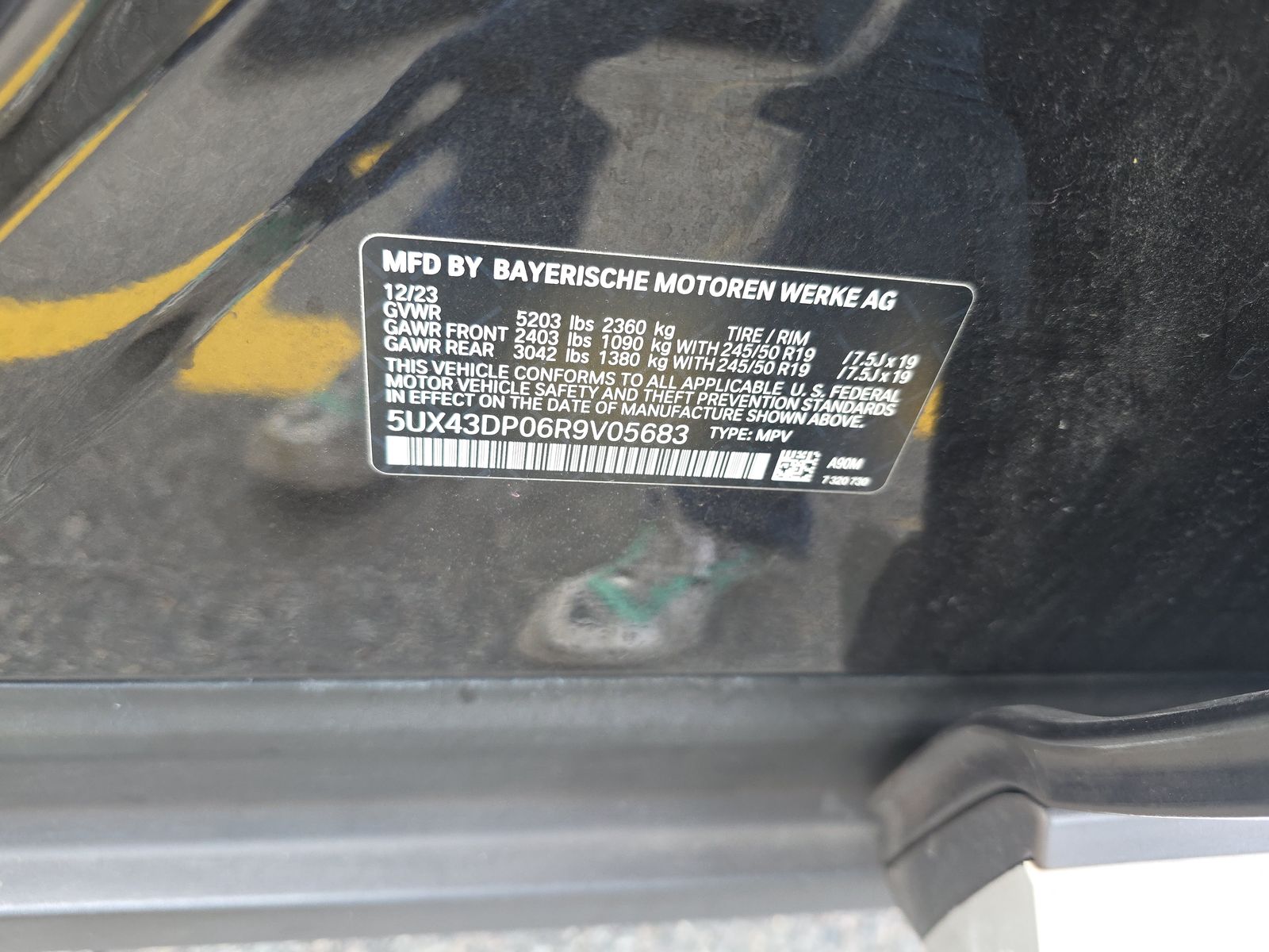 2024 BMW X3 sDrive30i RWD