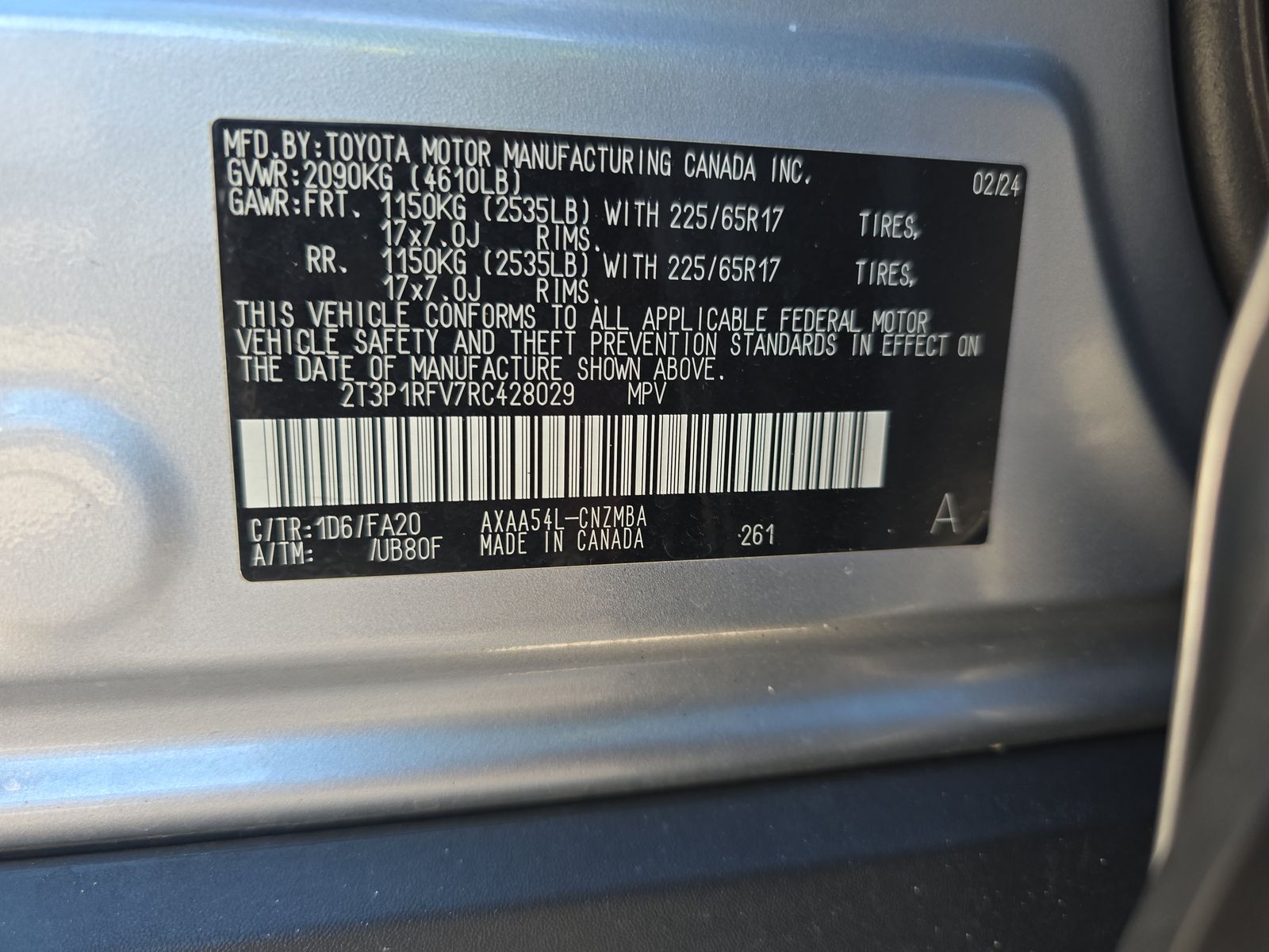 2024 Toyota RAV4 XLE AWD