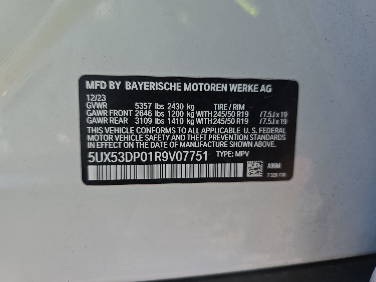 2024 BMW X3 xDrive30i AWD