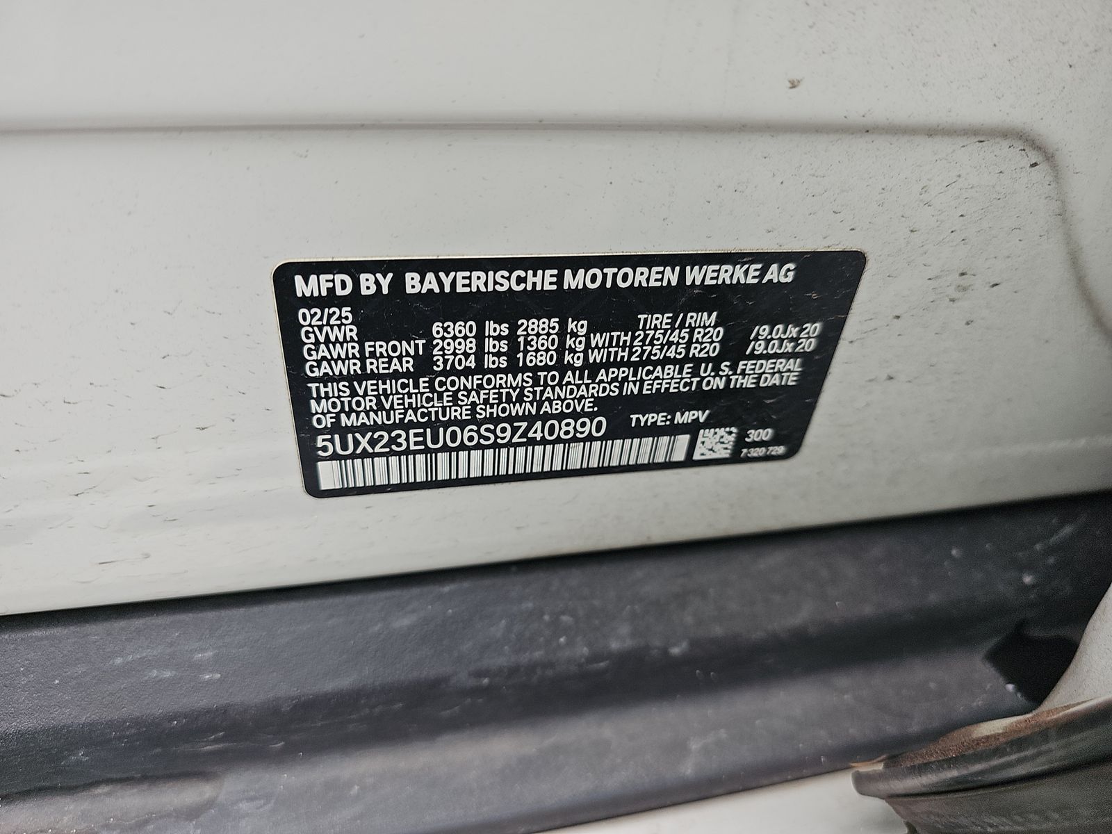 2025 BMW X5 xDrive40i AWD