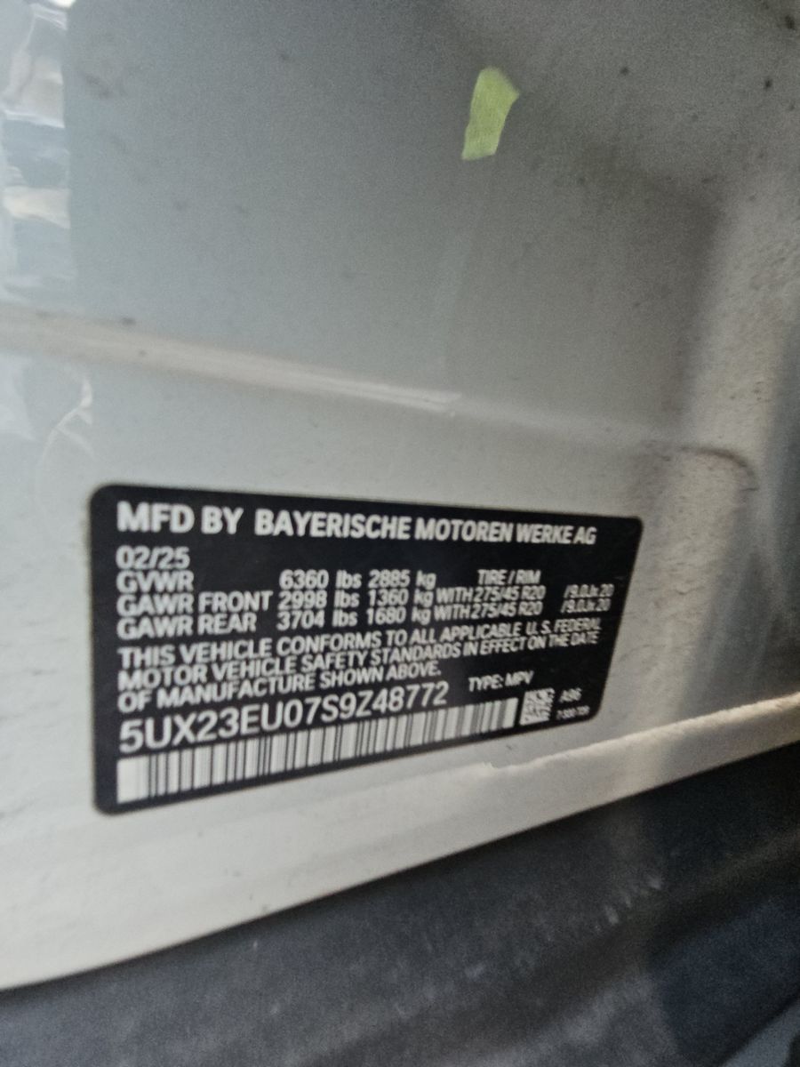 2025 BMW X5 xDrive40i AWD