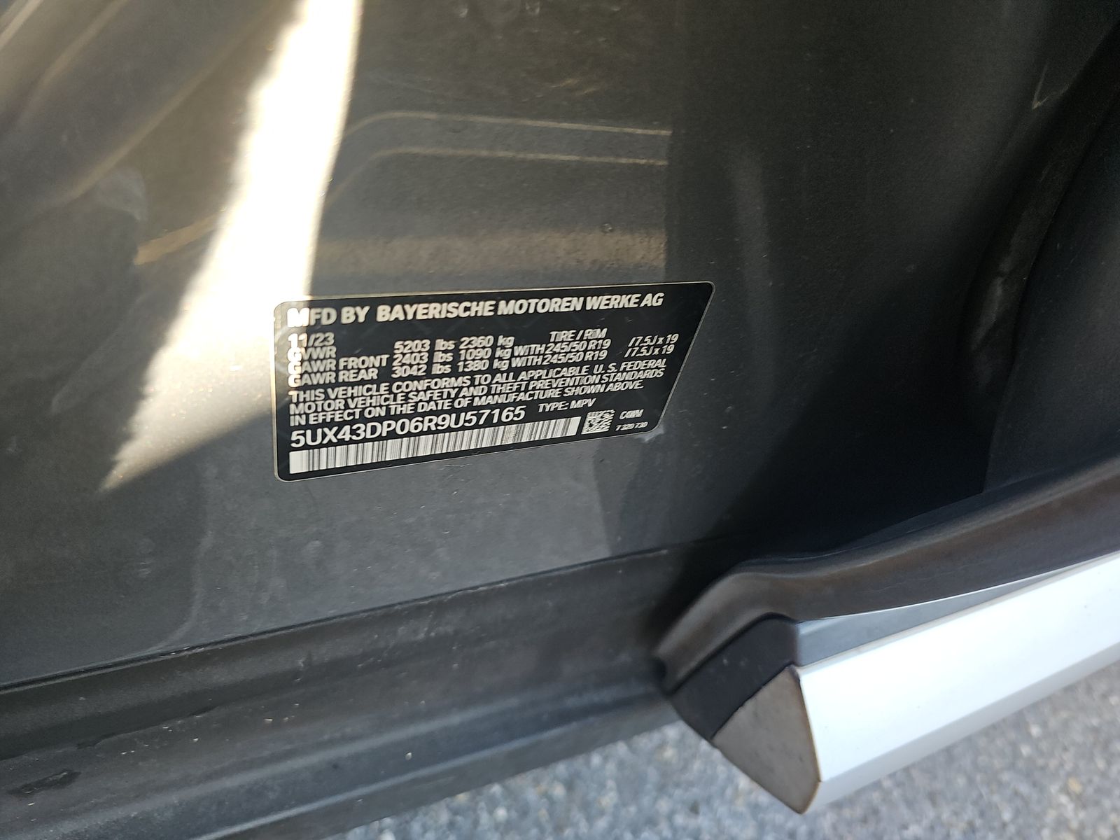 2024 BMW X3 sDrive30i RWD