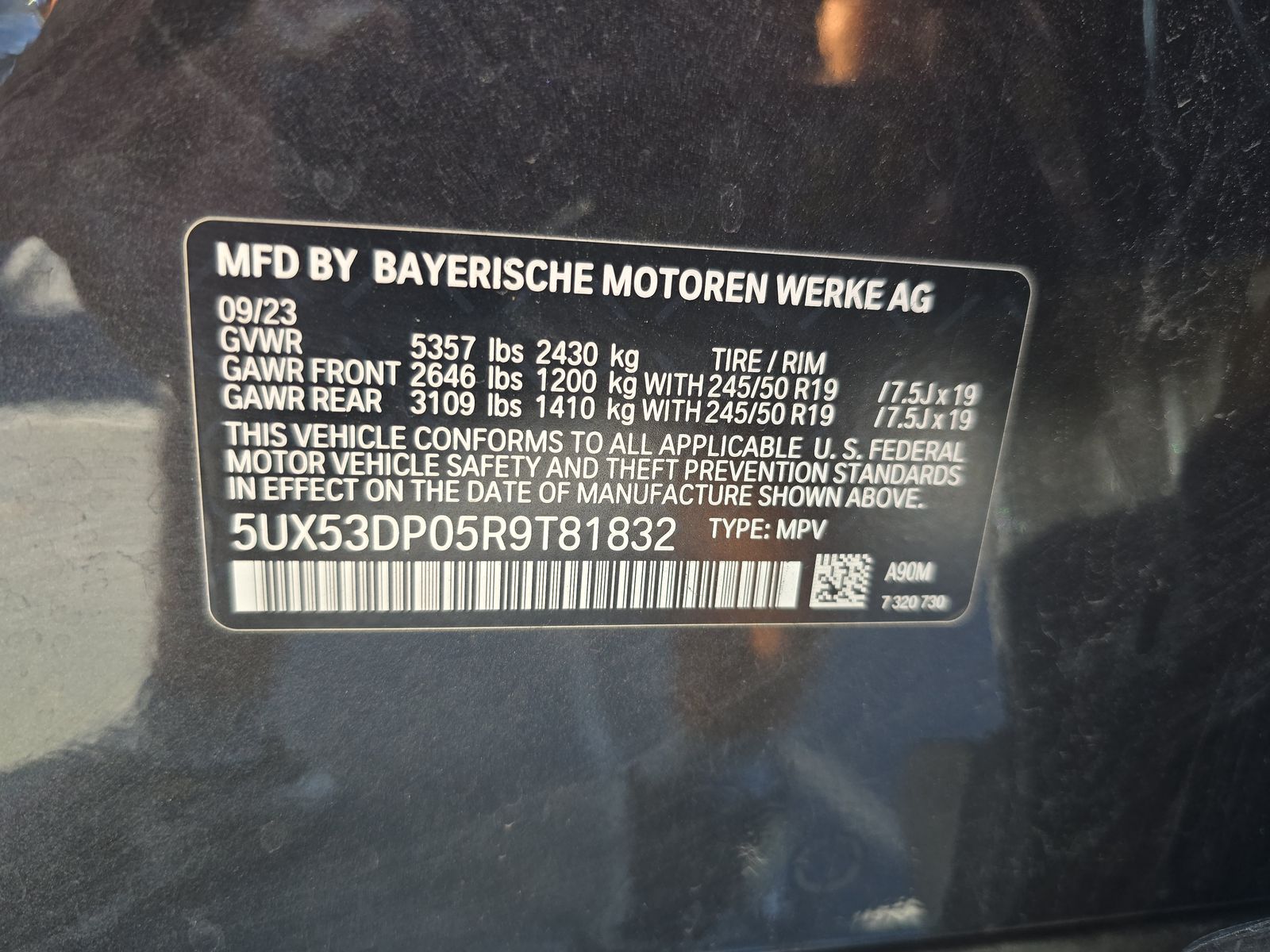 2024 BMW X3 xDrive30i AWD