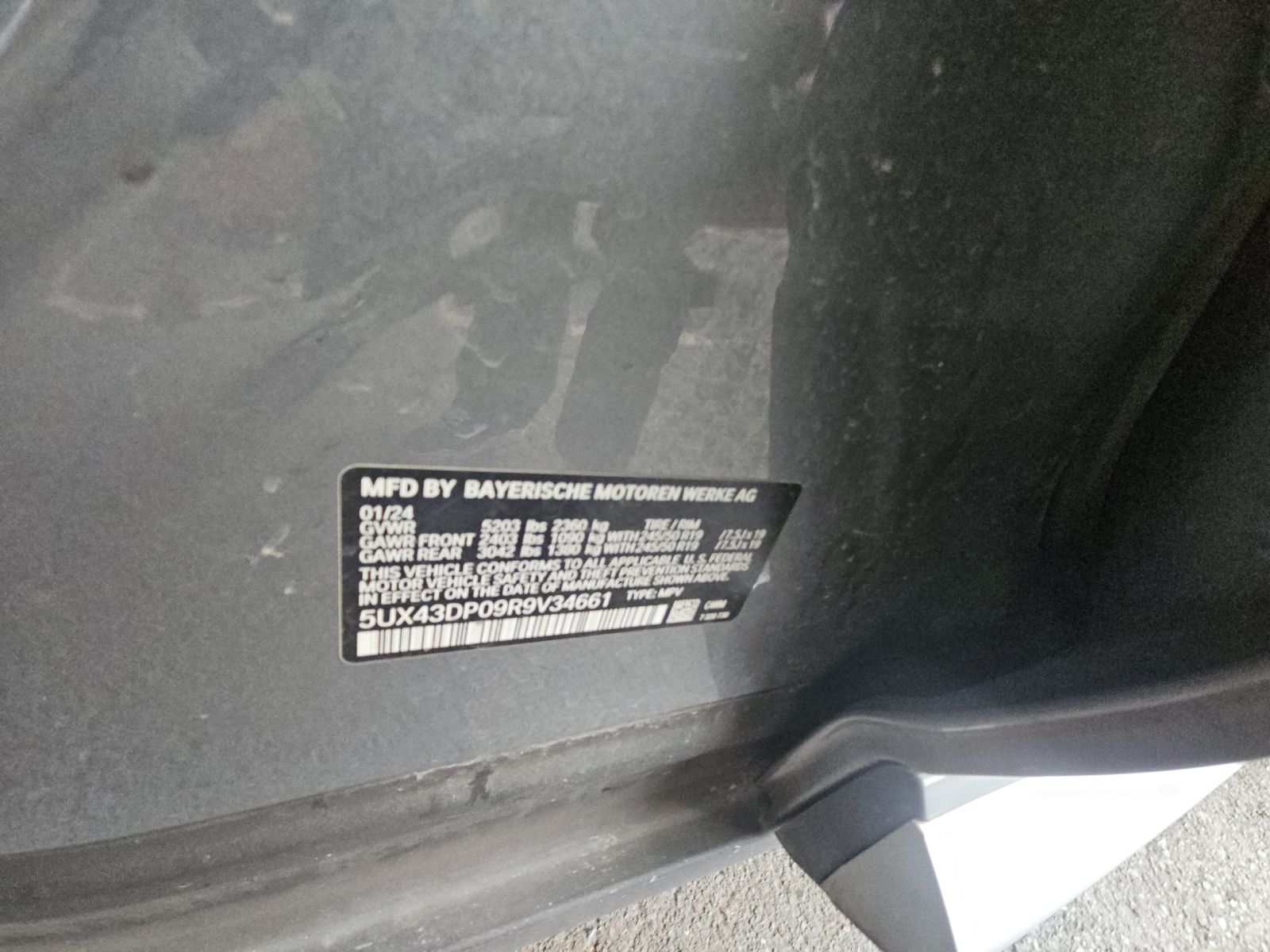 2024 BMW X3 sDrive30i RWD