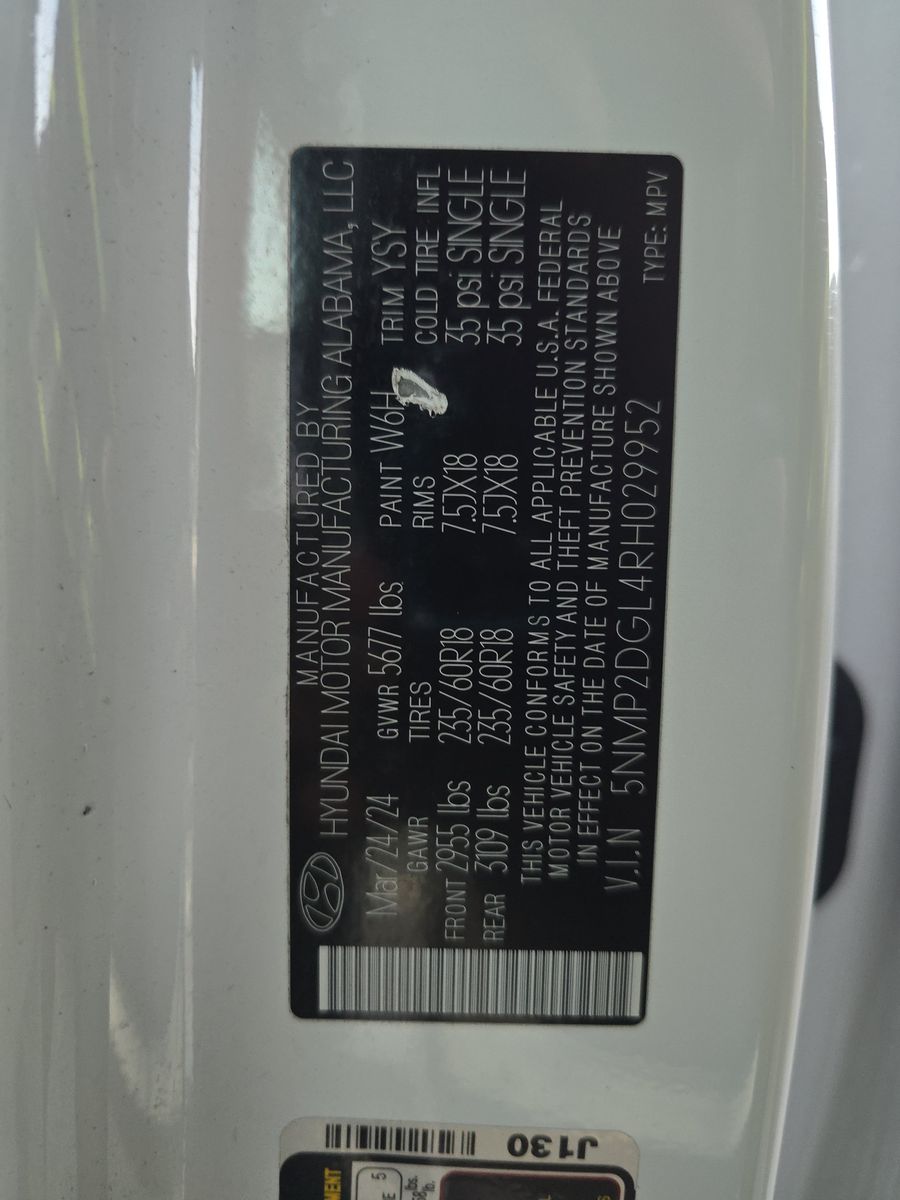 2024 Hyundai Santa Fe SEL AWD