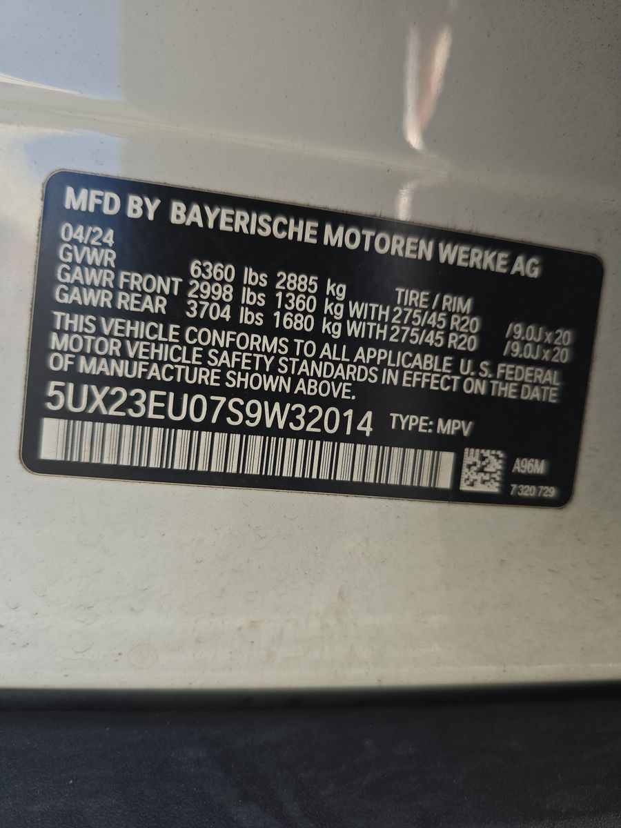 2025 BMW X5 xDrive40i AWD