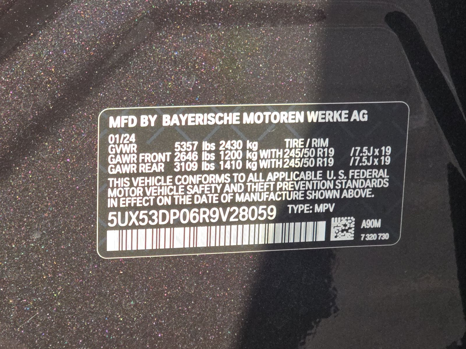 2024 BMW X3 xDrive30i AWD