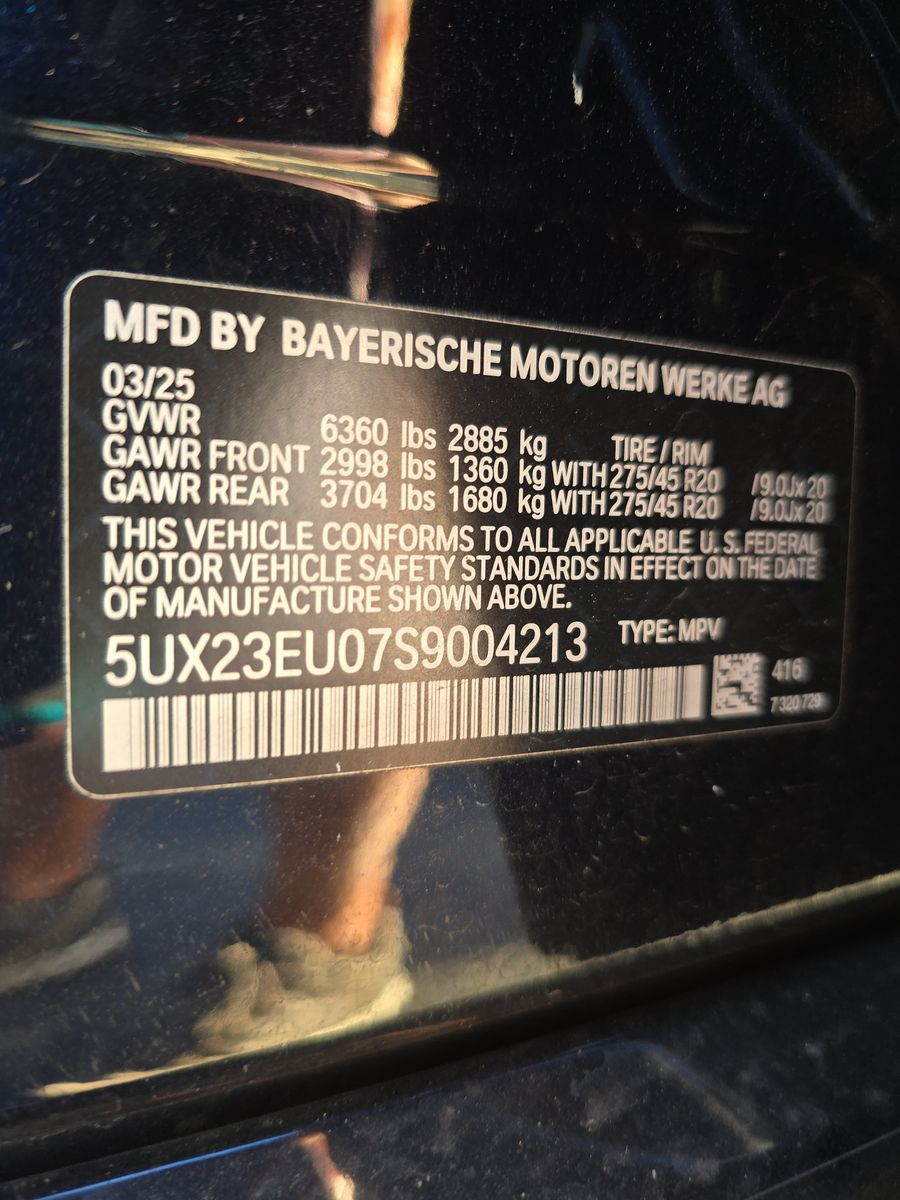 2025 BMW X5 xDrive40i AWD