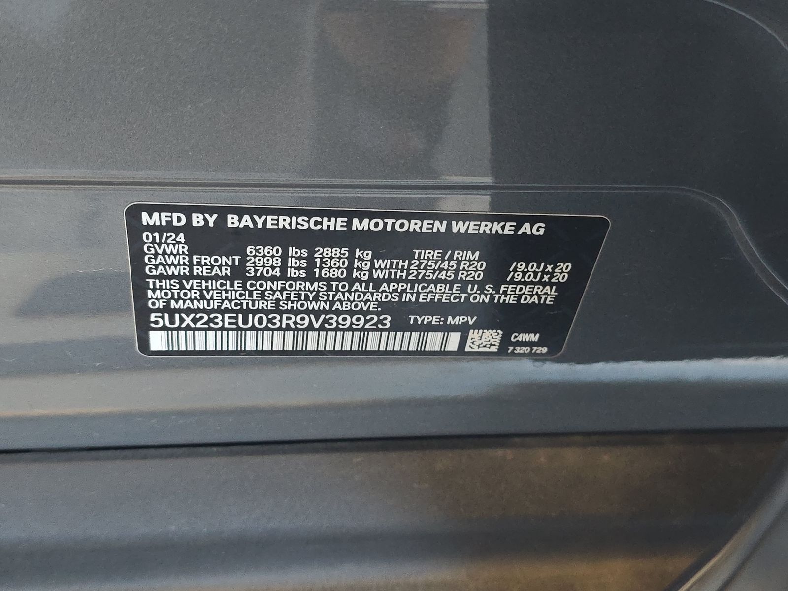 2024 BMW X5 xDrive40i AWD