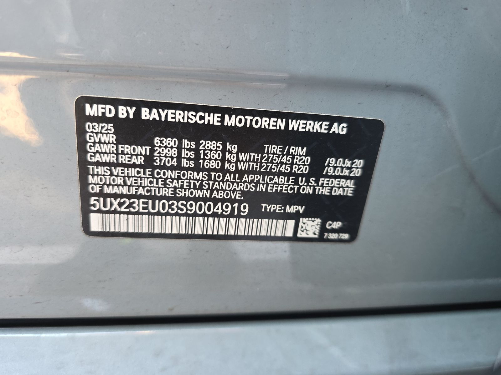 2025 BMW X5 xDrive40i AWD