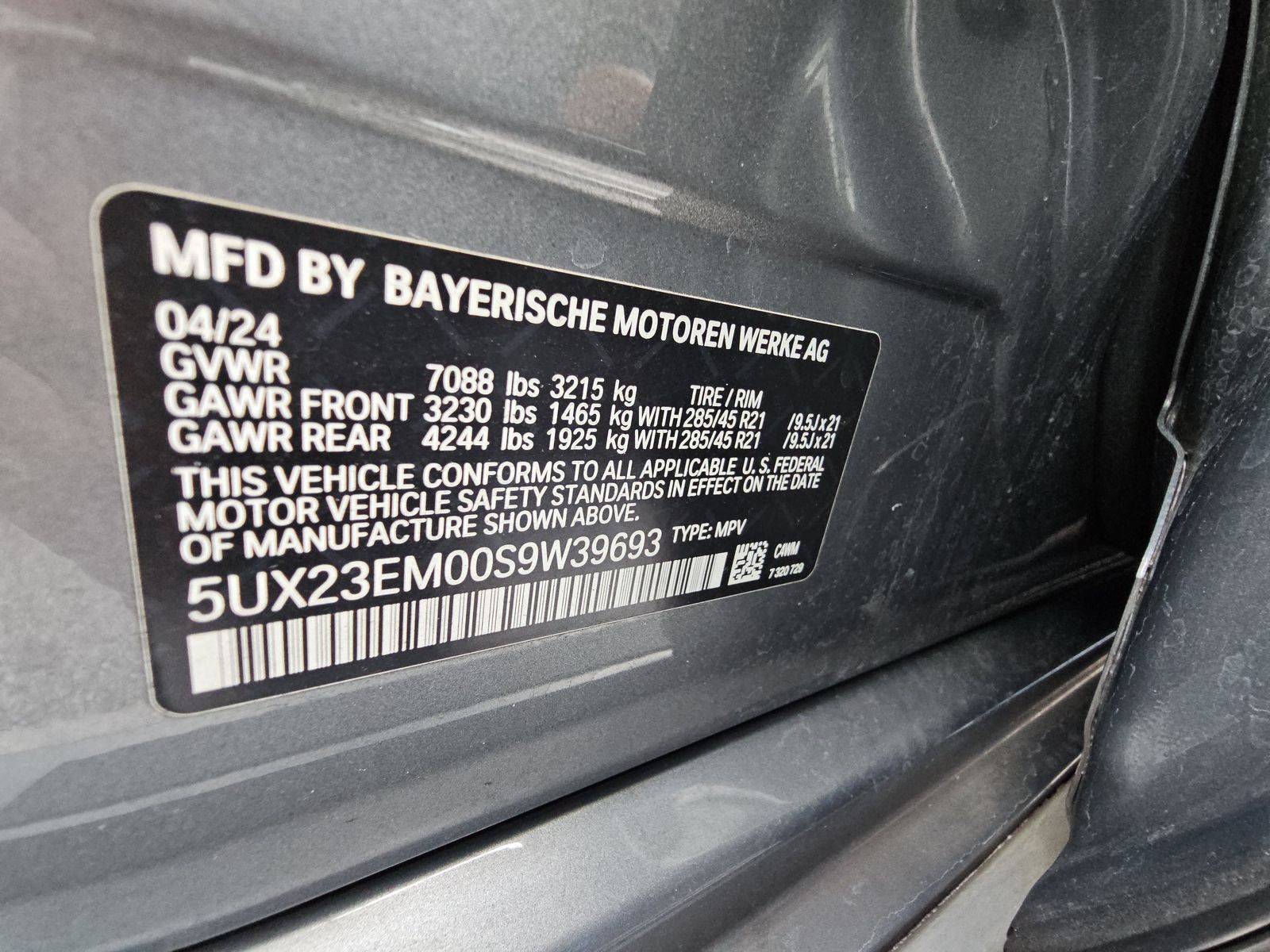 2025 BMW X7 xDrive40i AWD