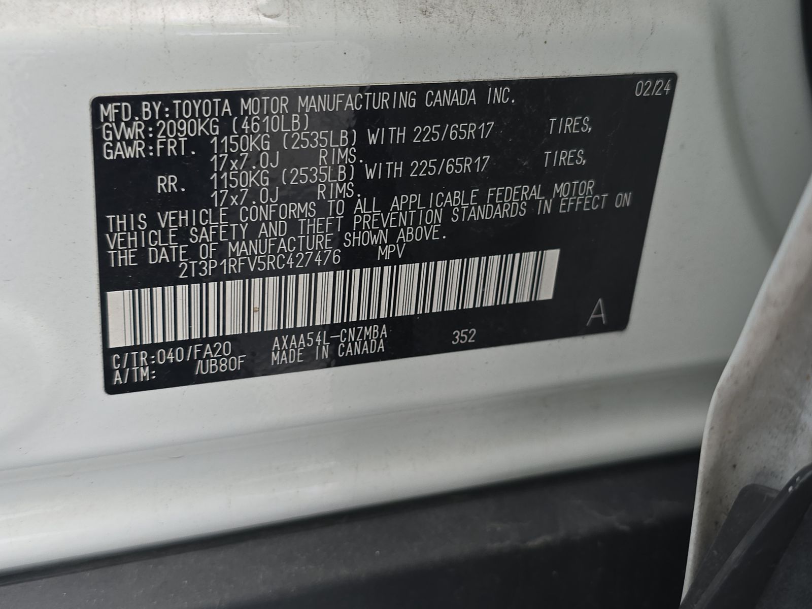 2024 Toyota RAV4 XLE AWD