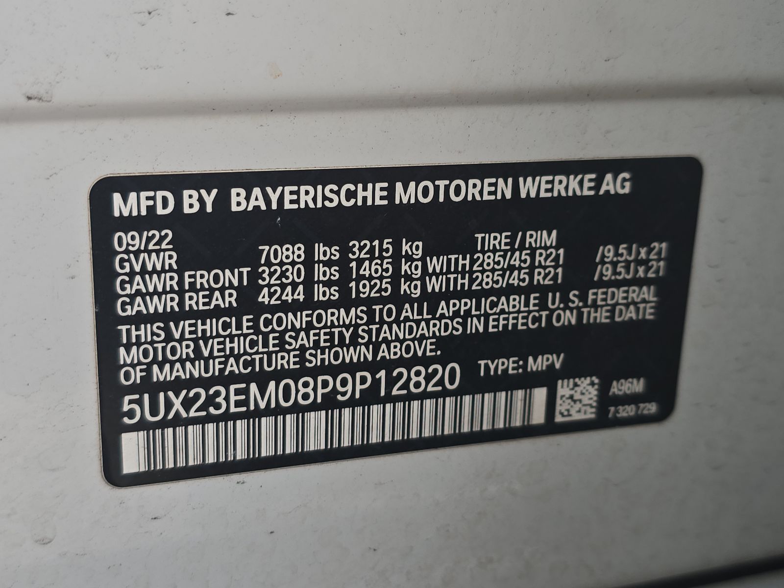 2023 BMW X7 xDrive40i AWD