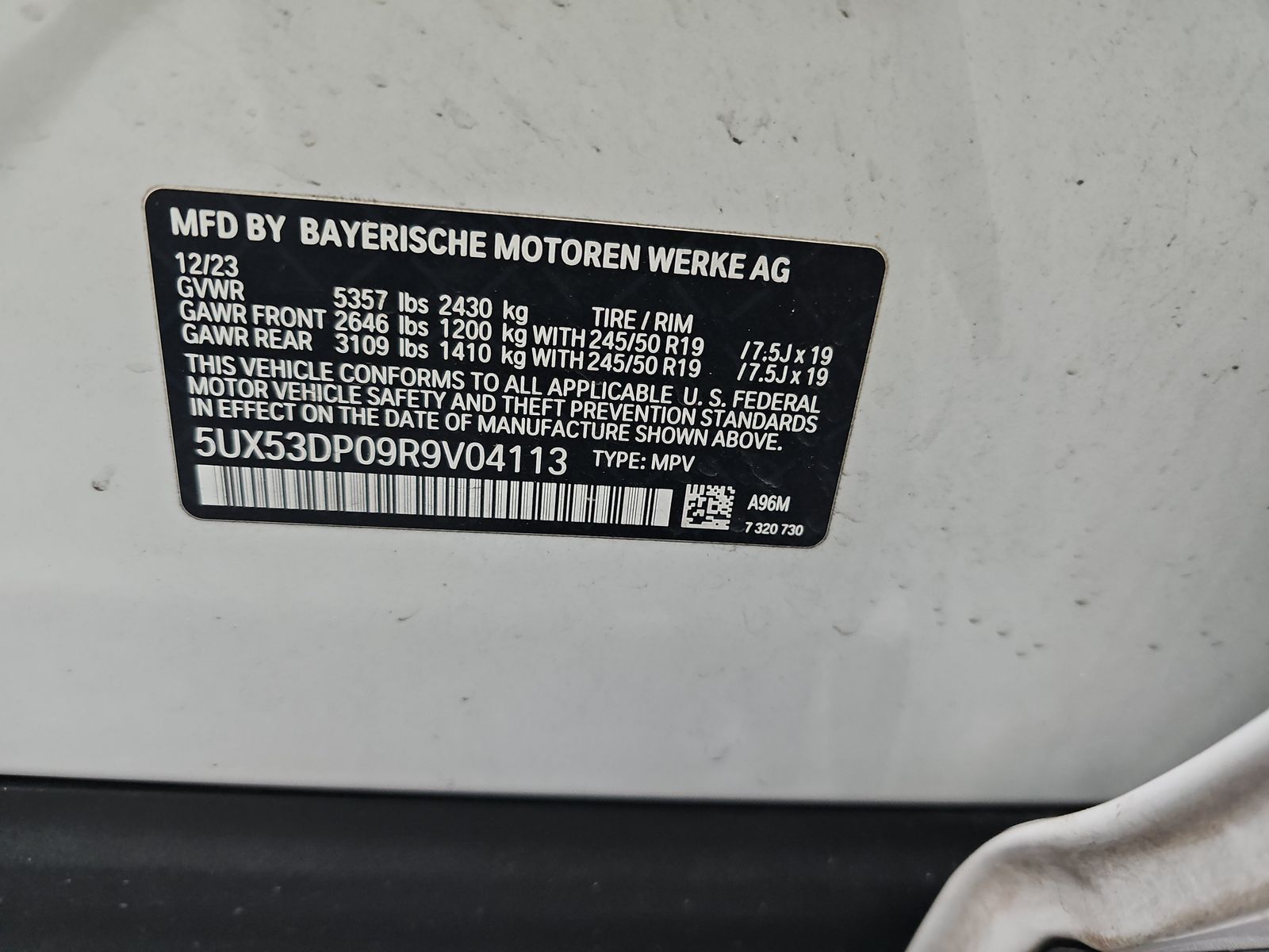 2024 BMW X3 xDrive30i AWD