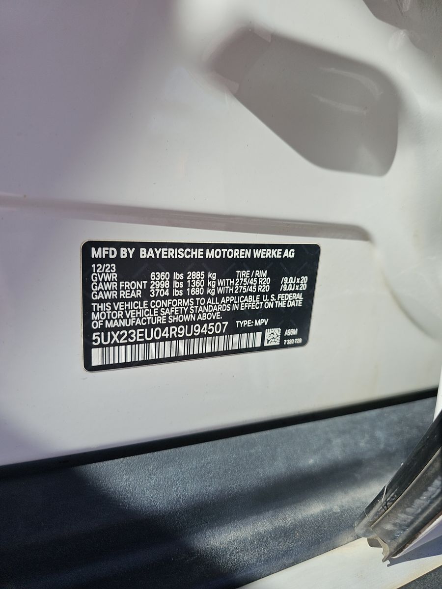 2024 BMW X5 xDrive40i AWD