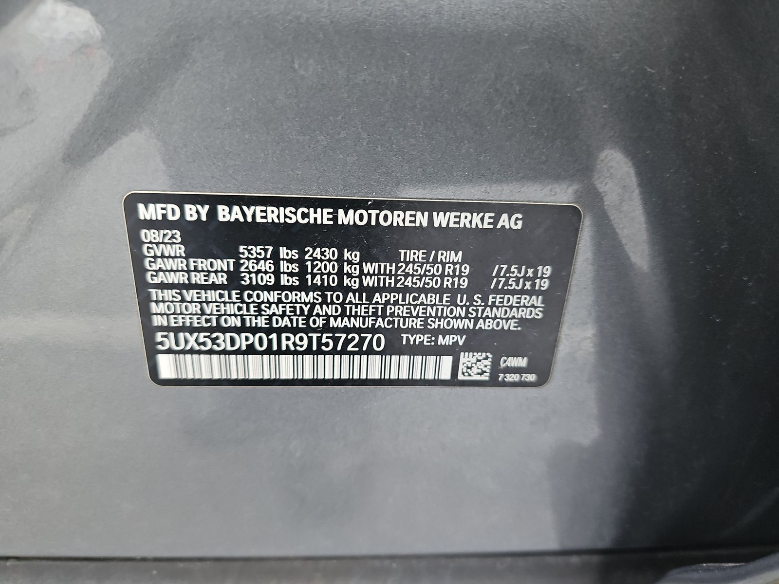 2024 BMW X3 xDrive30i AWD