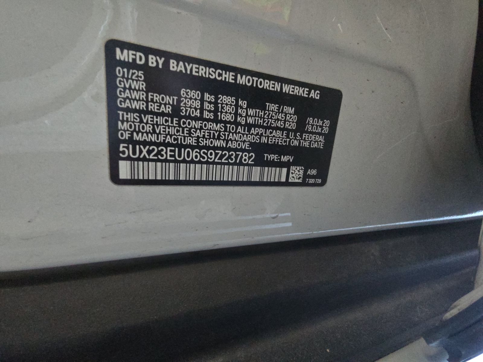 2025 BMW X5 xDrive40i AWD